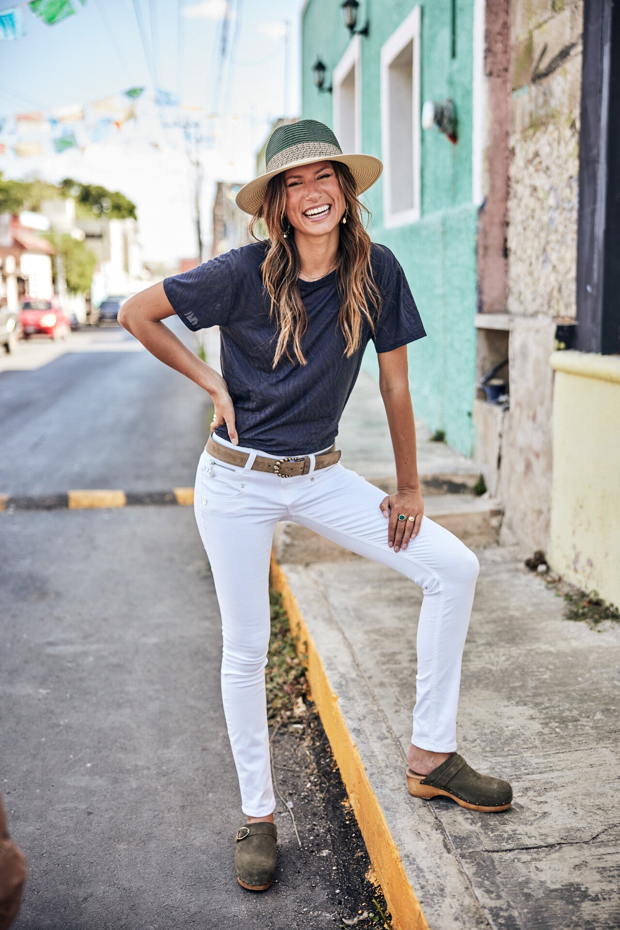 

Jeans slim Femme Alexa Slim white | Freeman T. Porter