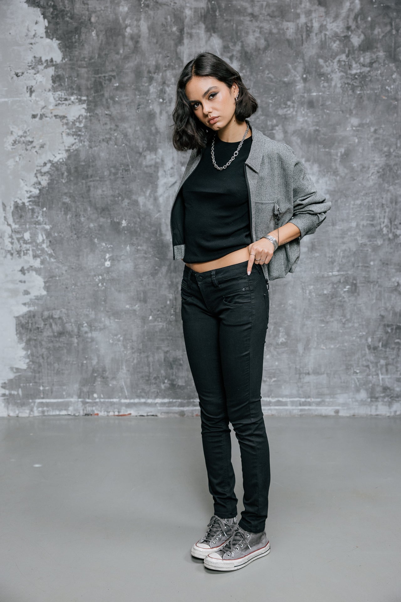 

Slim jeans Dames Alexa Slim black | Freeman T. Porter