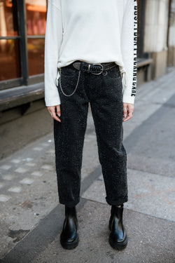 

Boyfriend Jeans Damen Maeva muffy black | Freeman T. Porter