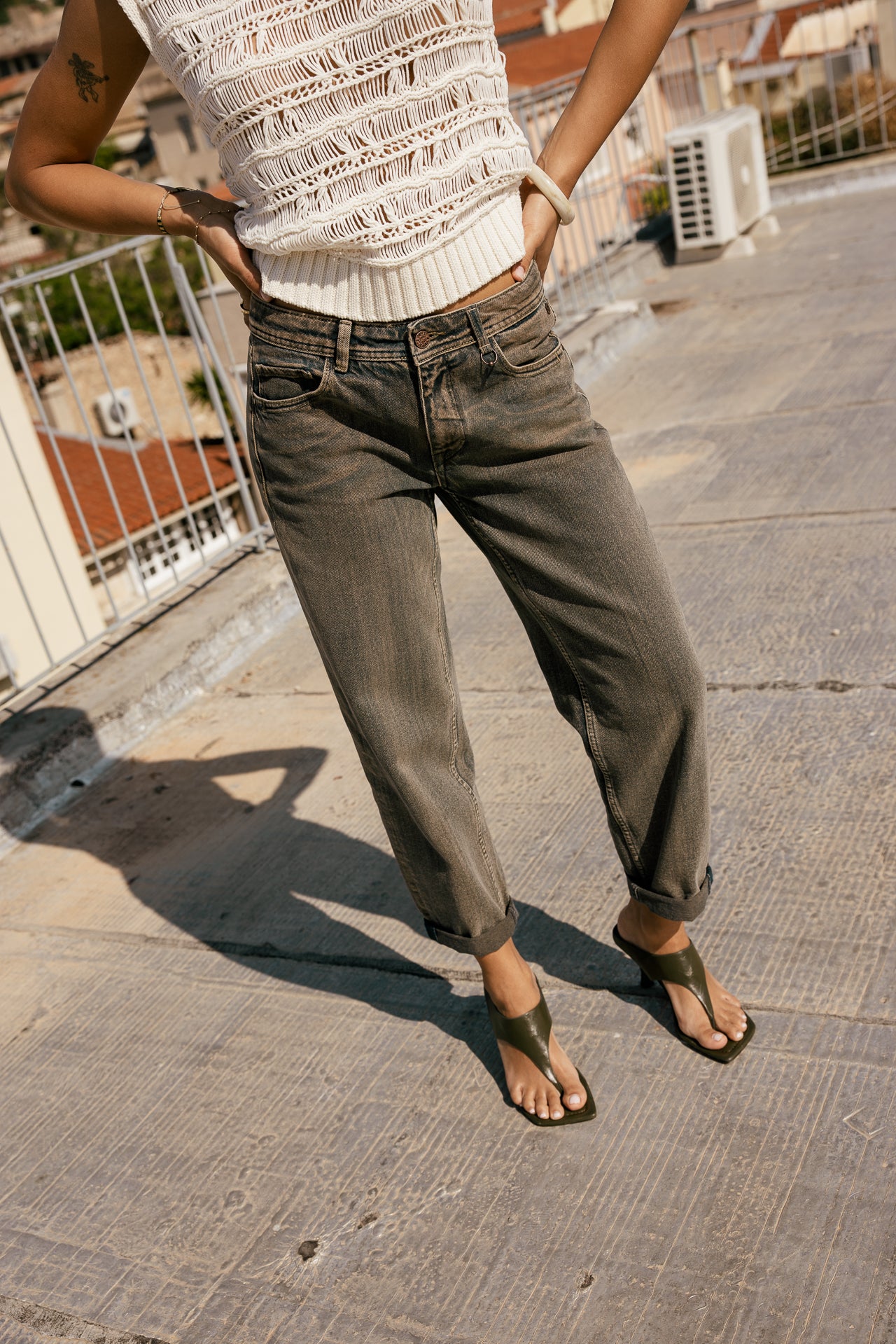 

Denims boyfriend ajusté longueur cheville Femme Maeva bradia | Freeman T. Porter