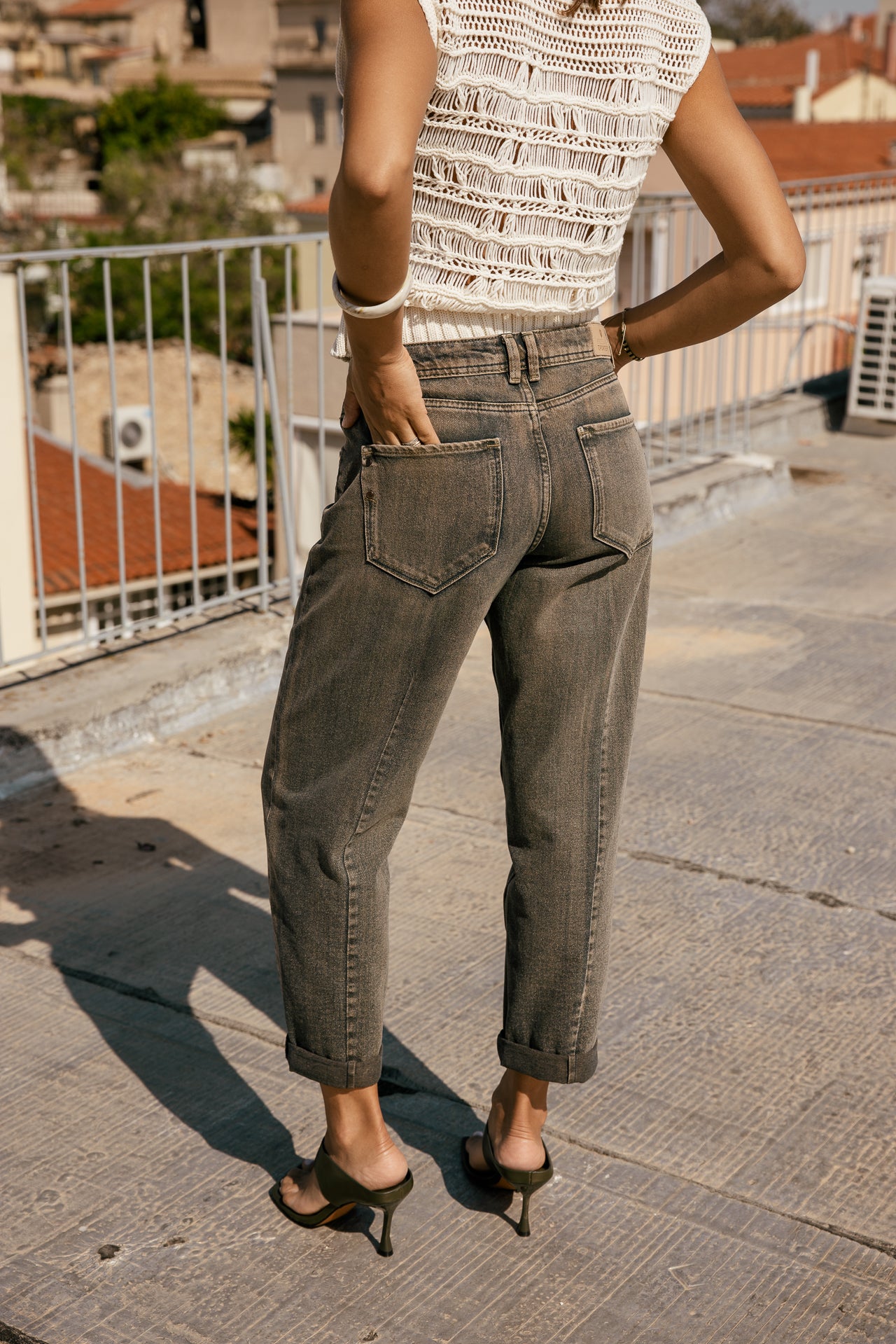 

Denims boyfriend ajusté longueur cheville Femme Maeva bradia | Freeman T. Porter