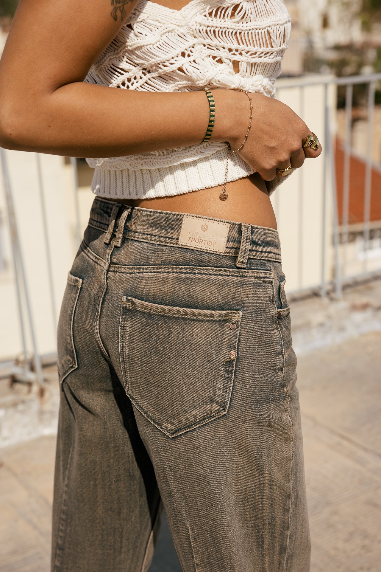 

Denims boyfriend ajusté longueur cheville Femme Maeva bradia | Freeman T. Porter