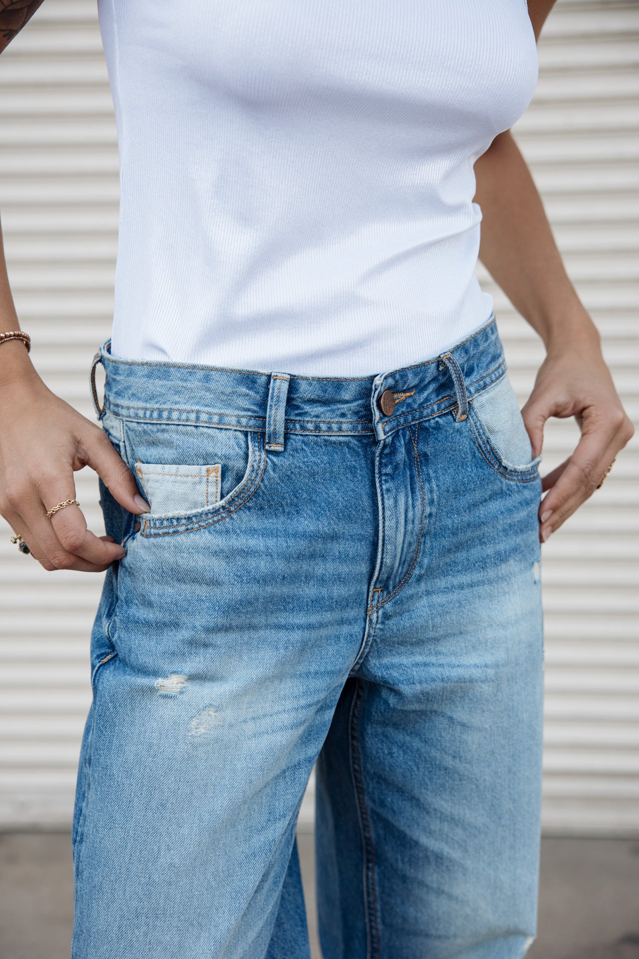 

Boyfriend-Jeans Frau Maeva sister | Freeman T. Porter