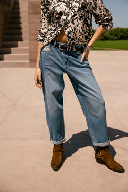 

Jeans boyfriend Femme Maeva brew | Freeman T. Porter
