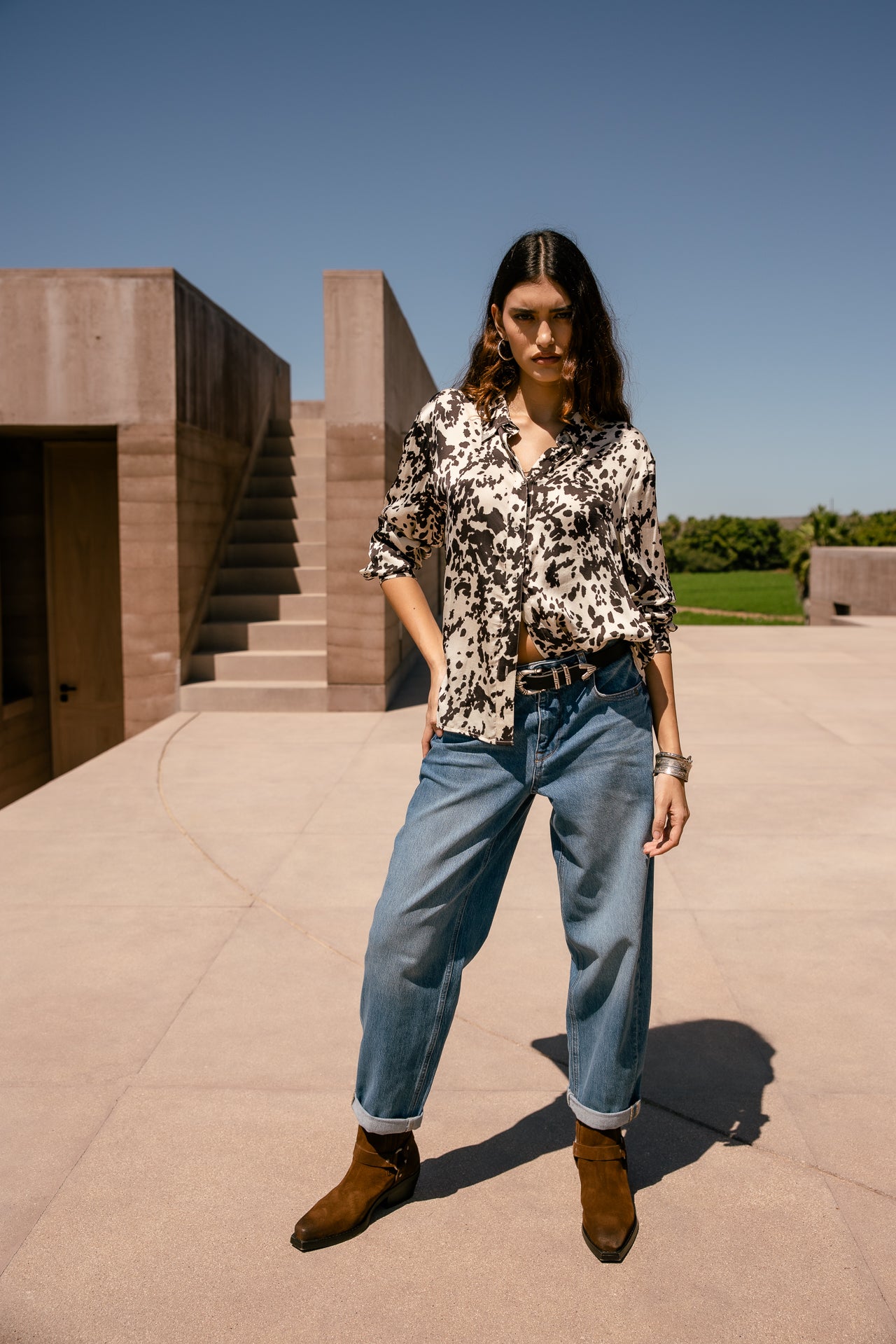 

Jeans boyfriend Femme Maeva brew | Freeman T. Porter