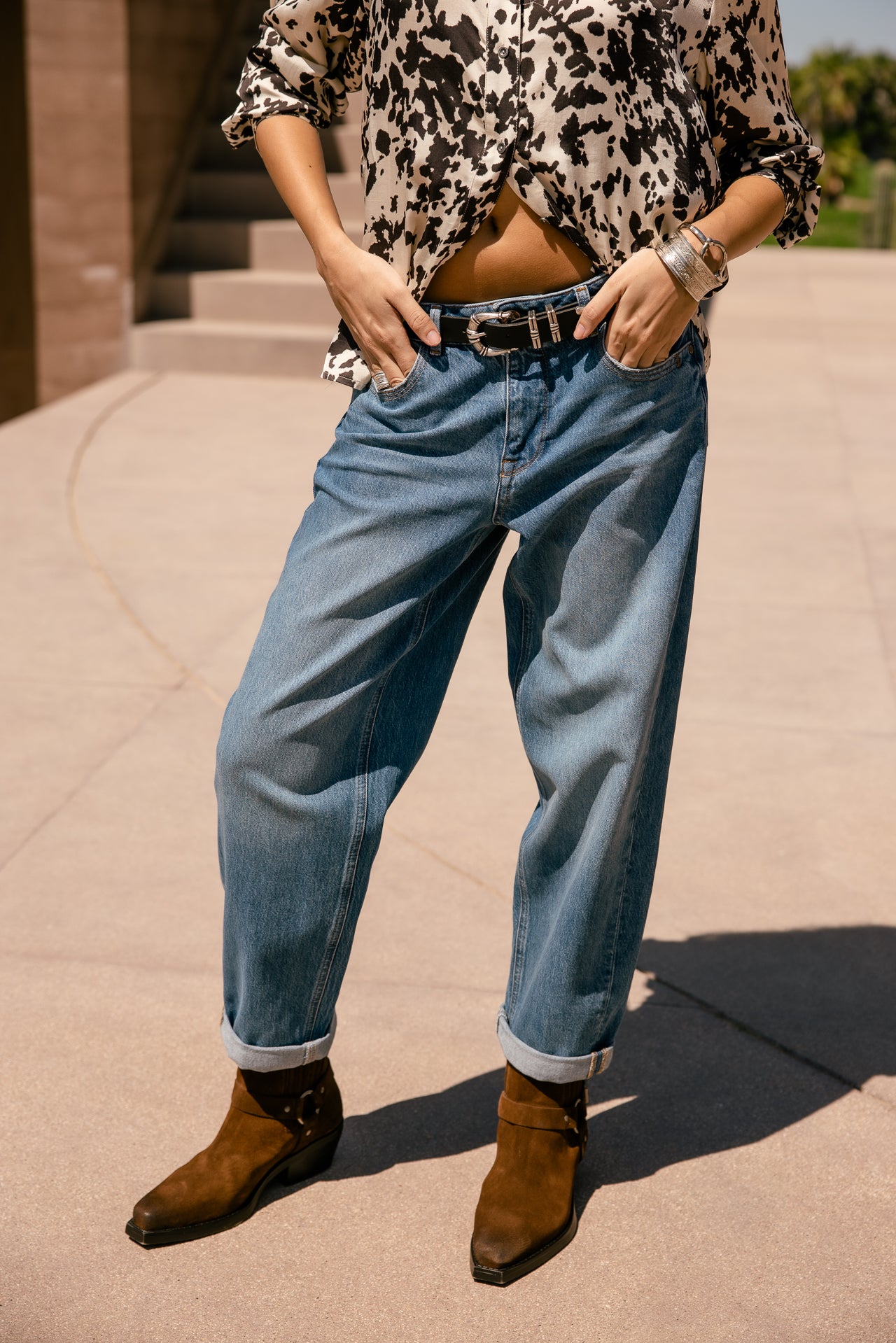 

Jeans boyfriend Femme Maeva brew | Freeman T. Porter