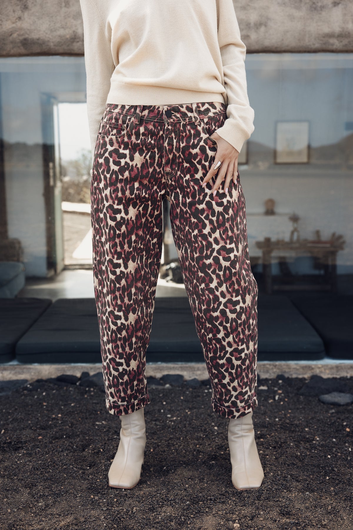   
            

Mid-rise Boyfriend-Hose Damen Maeva Croft original | Freeman T. Porter
          