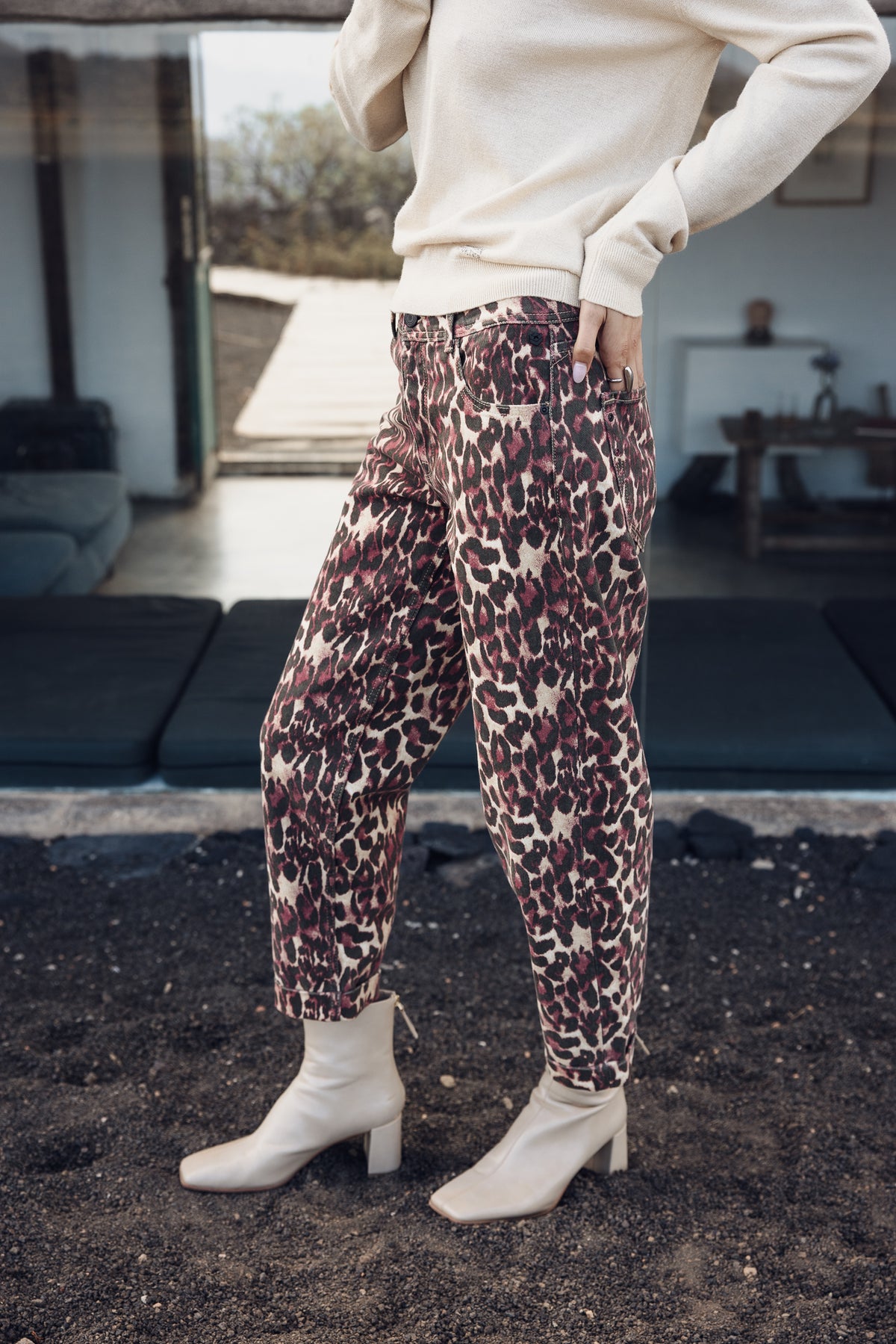 

Mid-rise Boyfriend-Hose Damen Maeva Croft original | Freeman T. Porter