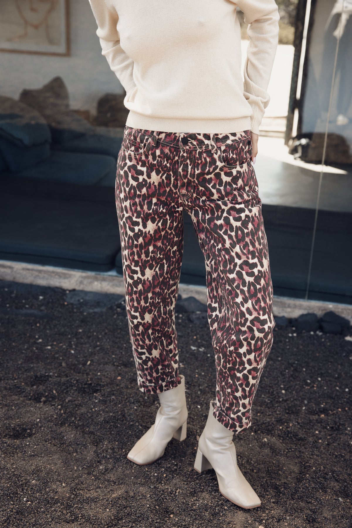 

Mid-rise Boyfriend-Hose Damen Maeva Croft original | Freeman T. Porter