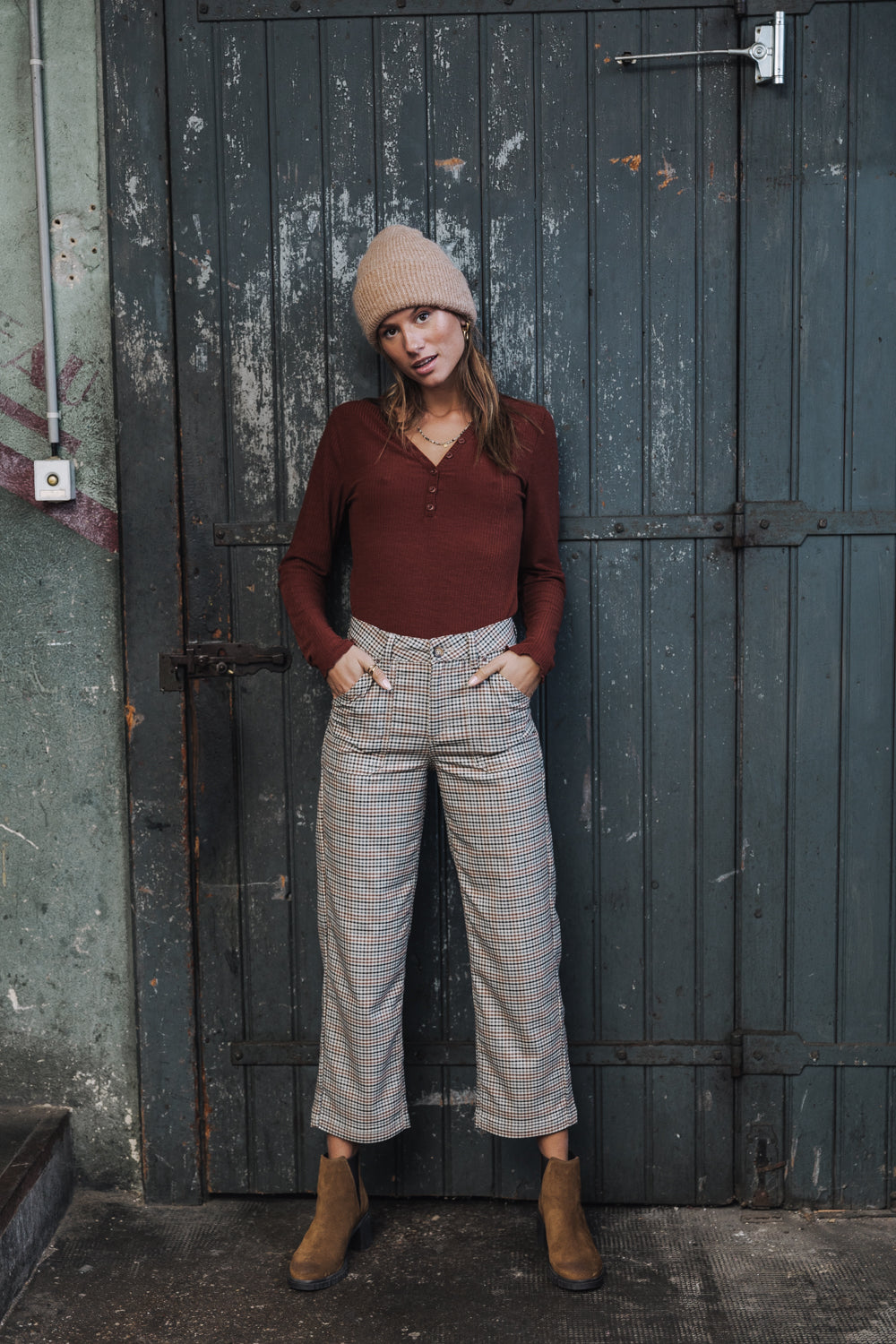 

Pantalon droit worker Femme Romane Toronto original | Freeman T. Porter