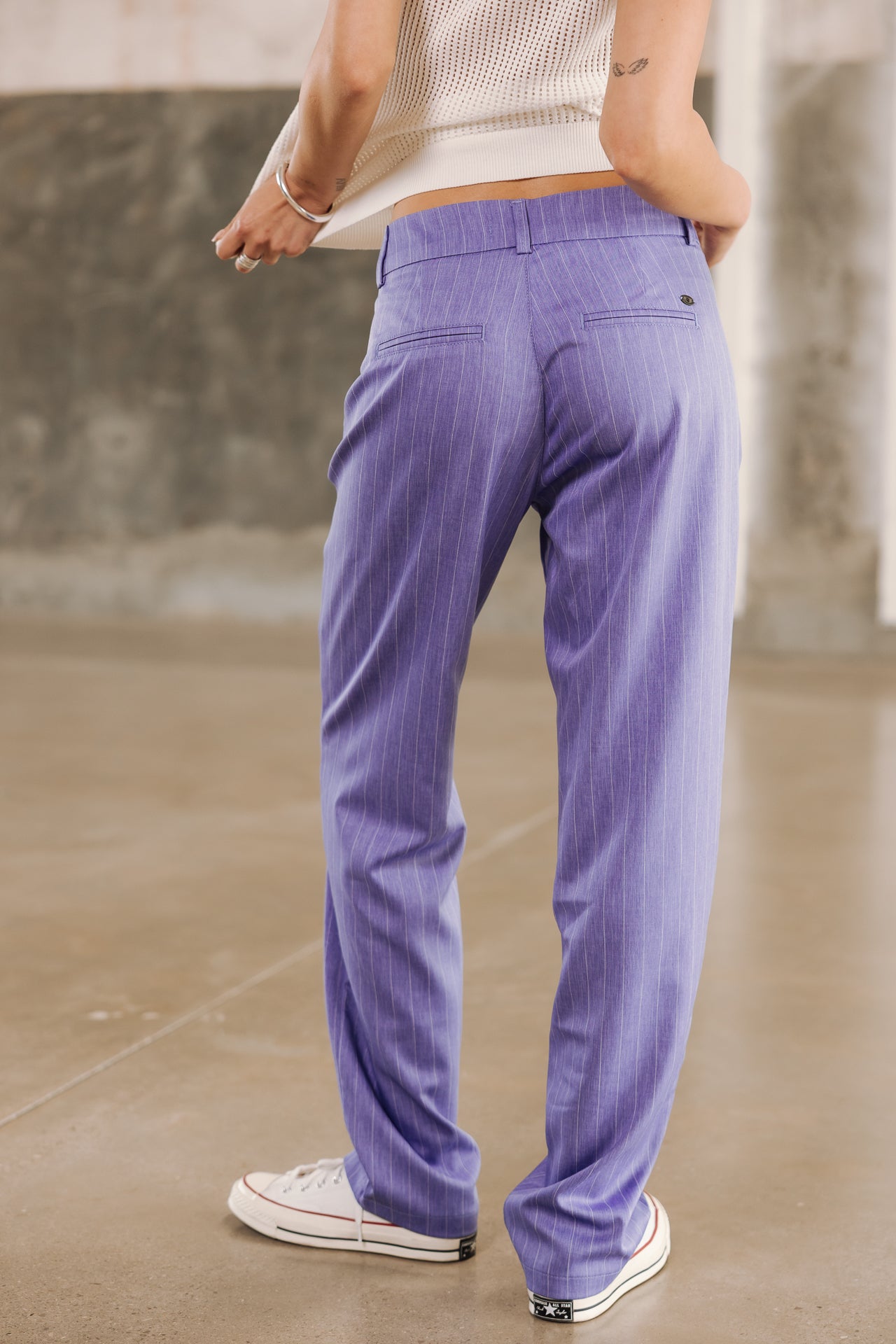

High-waisted pants Woman Alba Cairo jacaranda | Freeman T. Porter