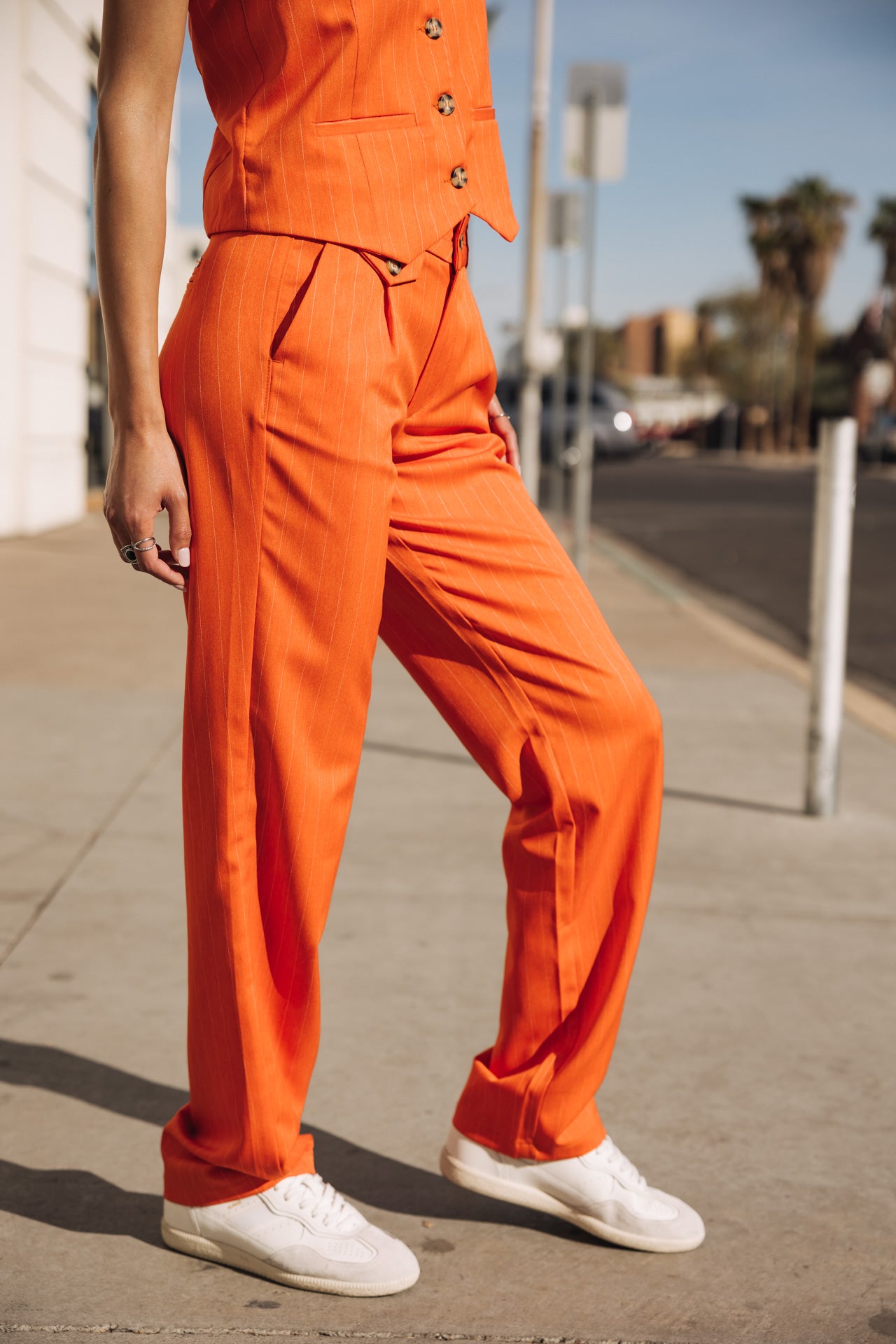 

Pantalon taille haute Femme Alba Cairo tigerlily | Freeman T. Porter