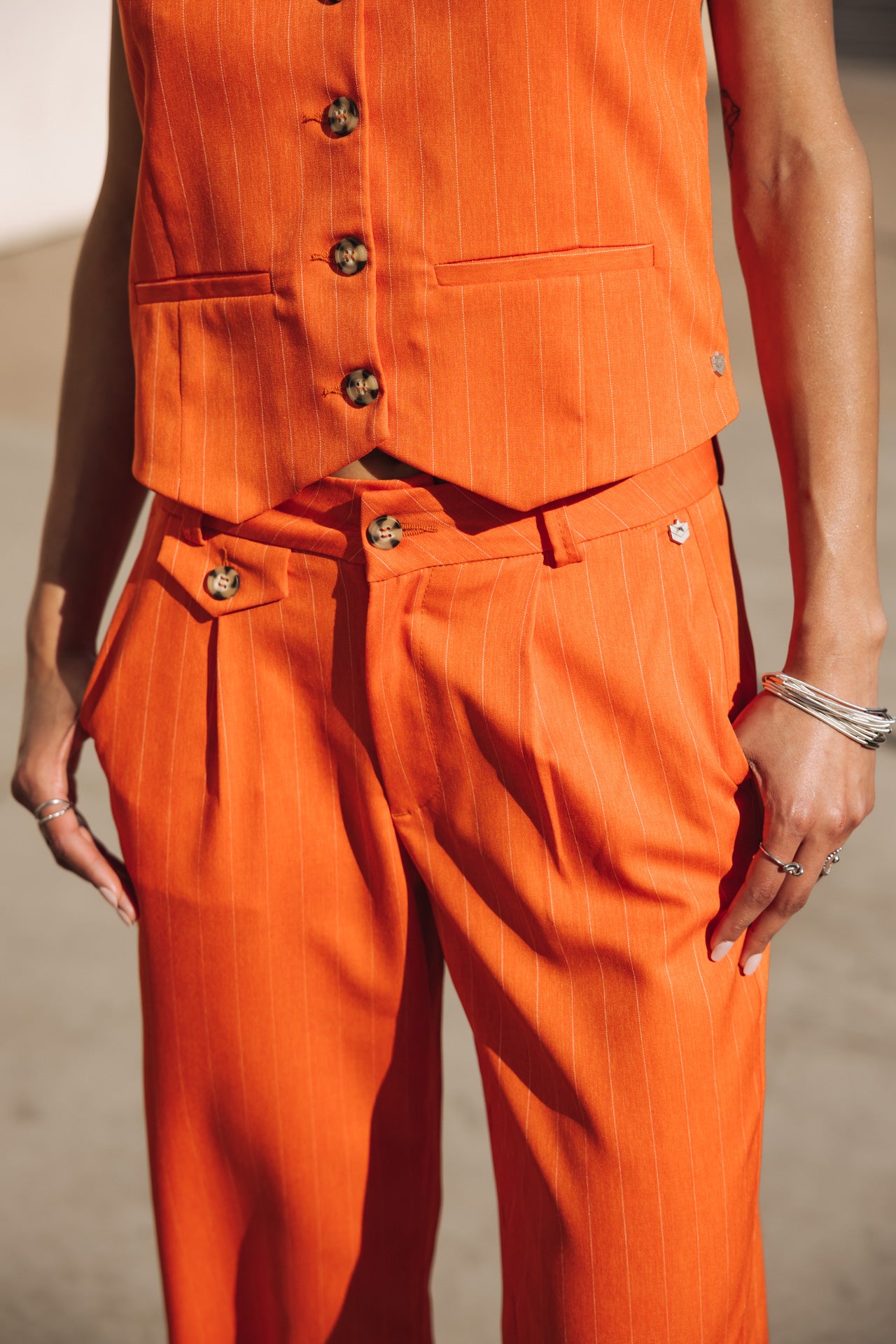 

Pantalon taille haute Femme Alba Cairo tigerlily | Freeman T. Porter