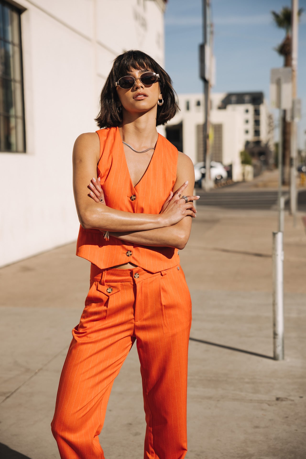 

Pantalon taille haute Femme Alba Cairo tigerlily | Freeman T. Porter