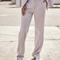 

Pantalon droit taille haute Femme Alba Hiroshi lilac | Freeman T. Porter