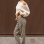 

Pantalon droit taille haute Femme Alba Duponti gun metal | Freeman T. Porter