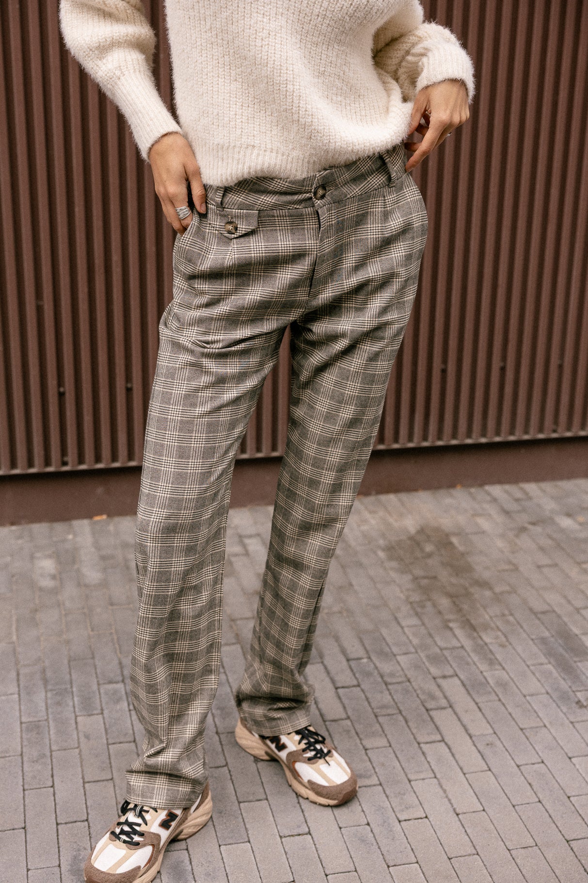 
              

Pantalones derecho de cintura alta Mujer Alba Duponti gun metal | Freeman T. Porter
            