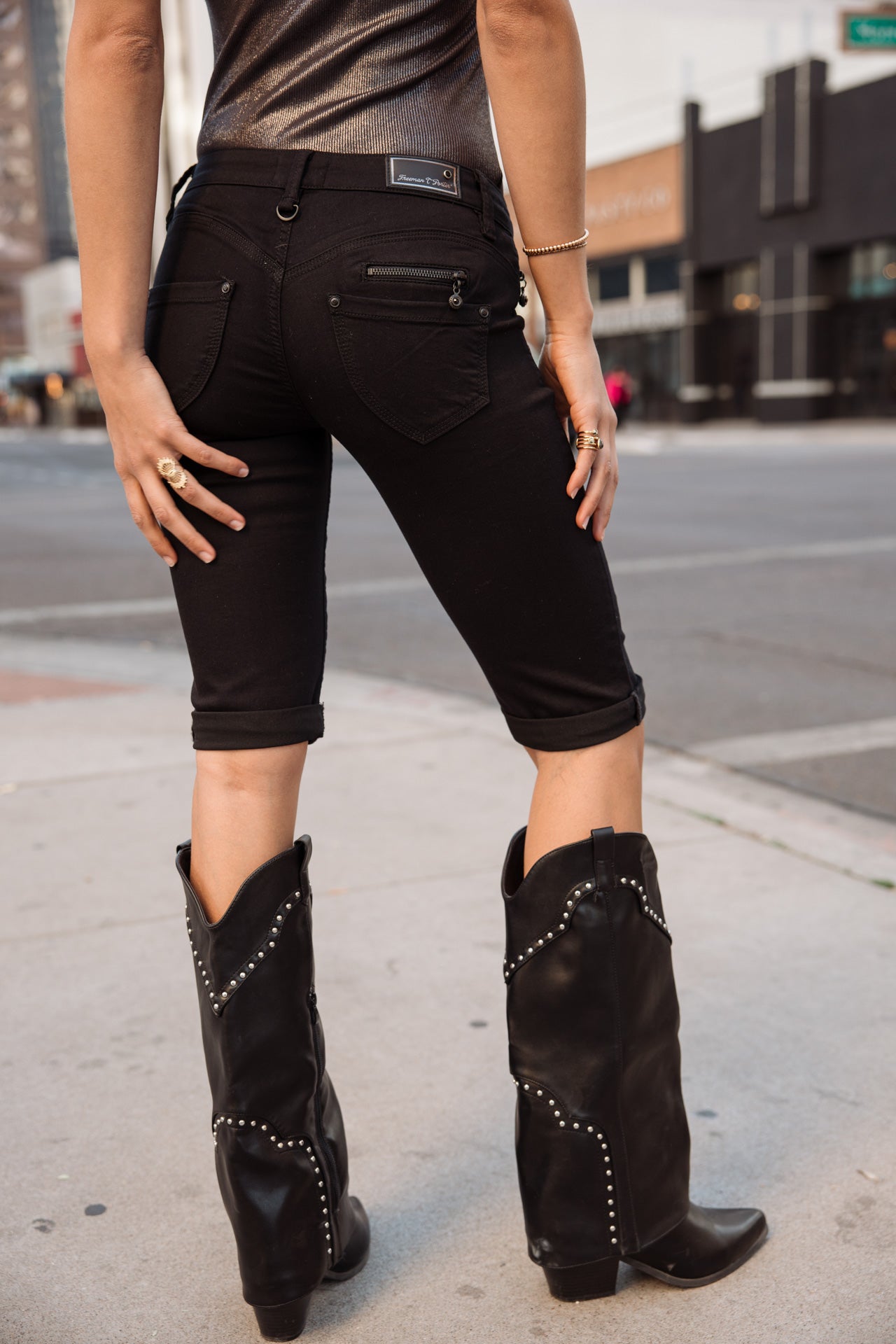 

Bermuda Femme Belixa black | Freeman T. Porter