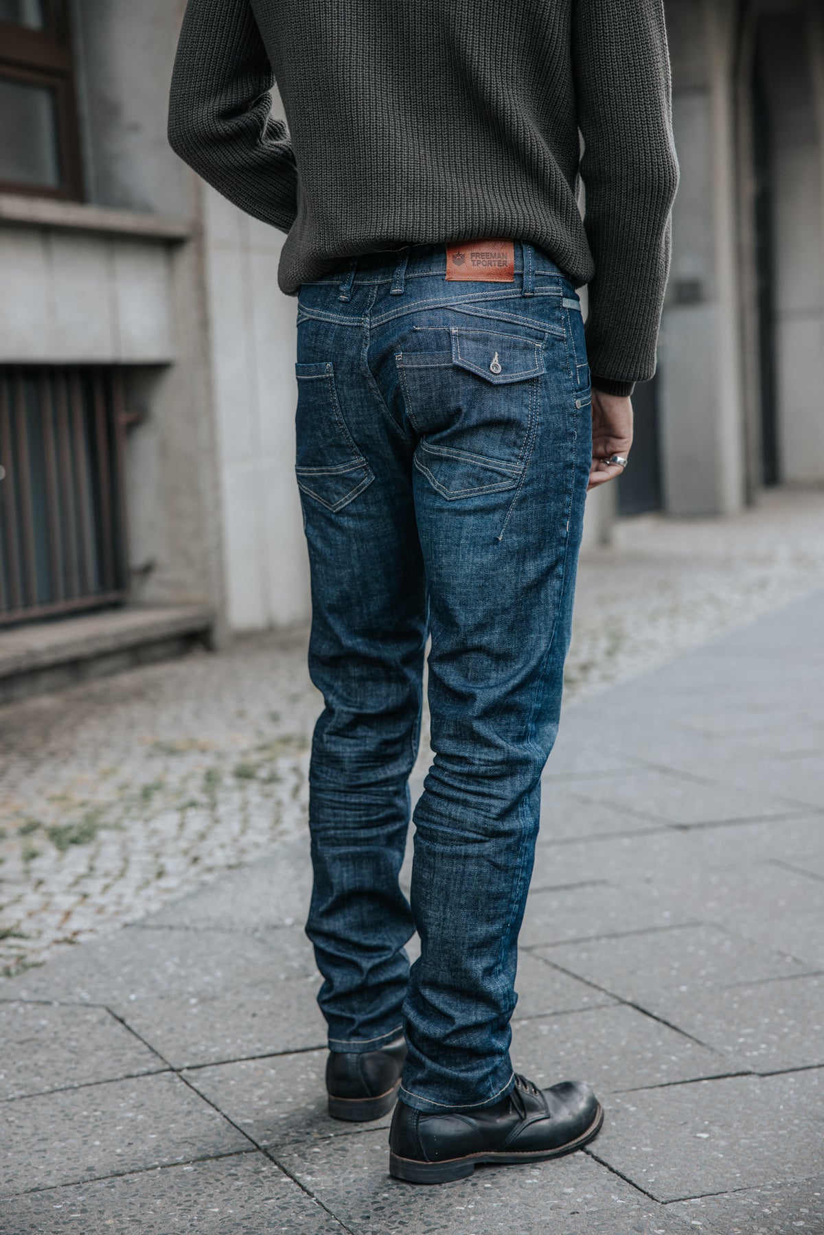 

Jeans droit Hombre Taylor bordeen | Freeman T. Porter