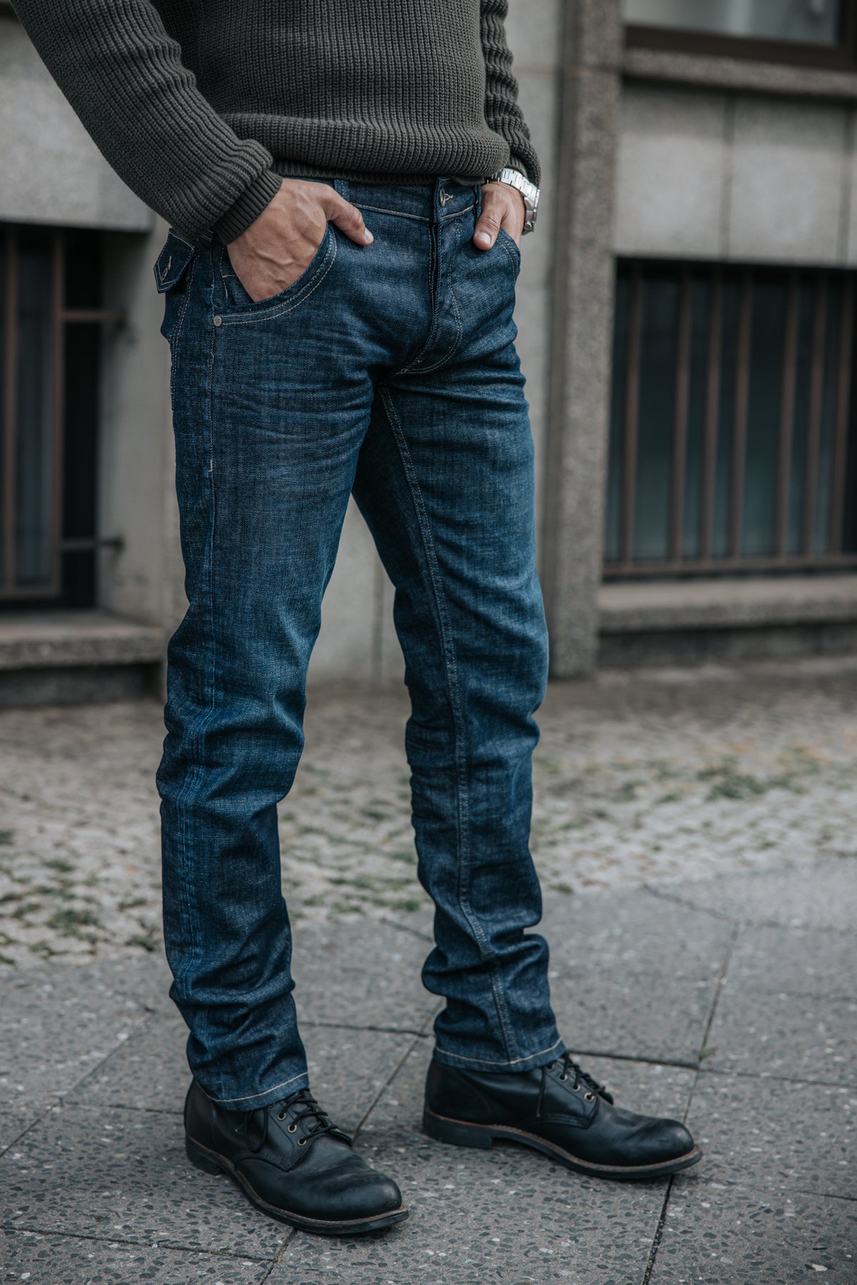 

Jeans droit Hombre Taylor bordeen | Freeman T. Porter