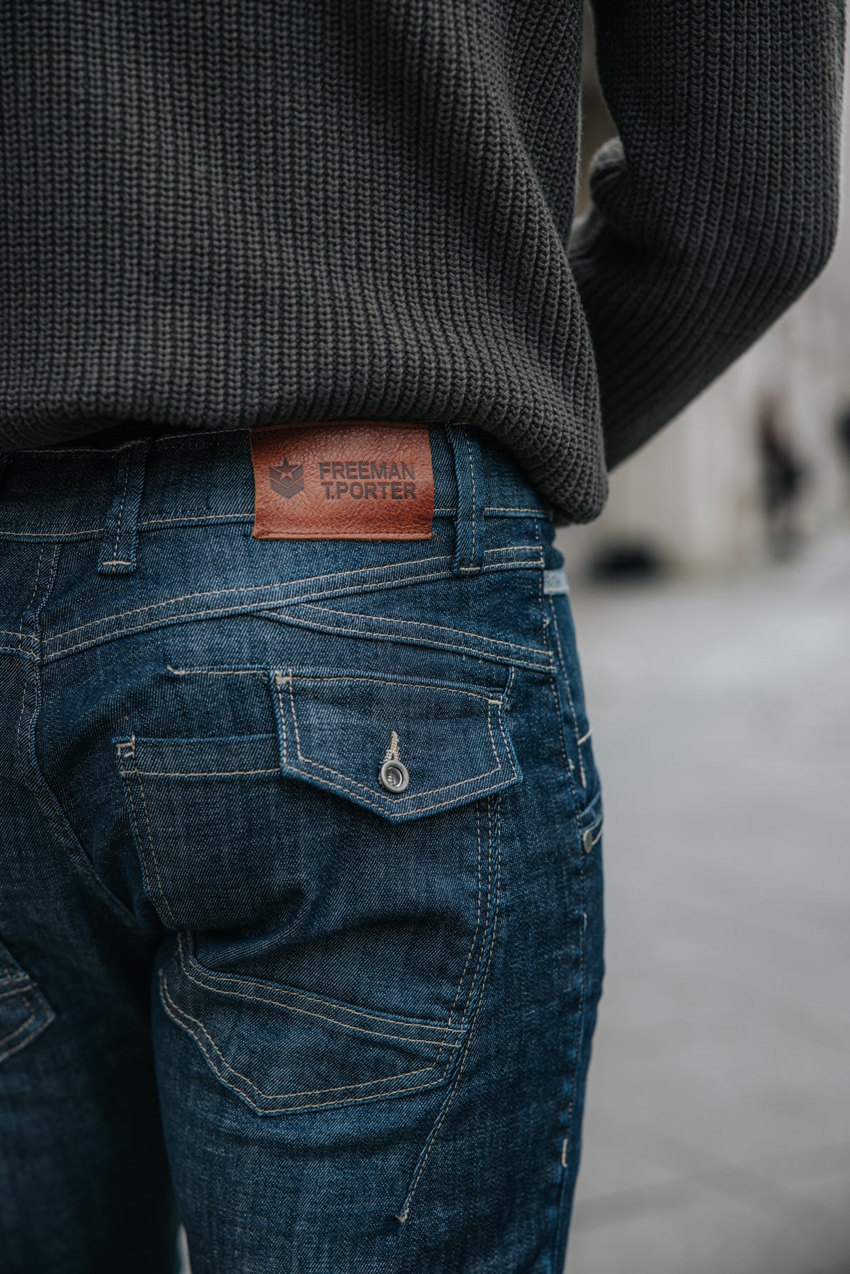 

Jeans droit Hombre Taylor bordeen | Freeman T. Porter