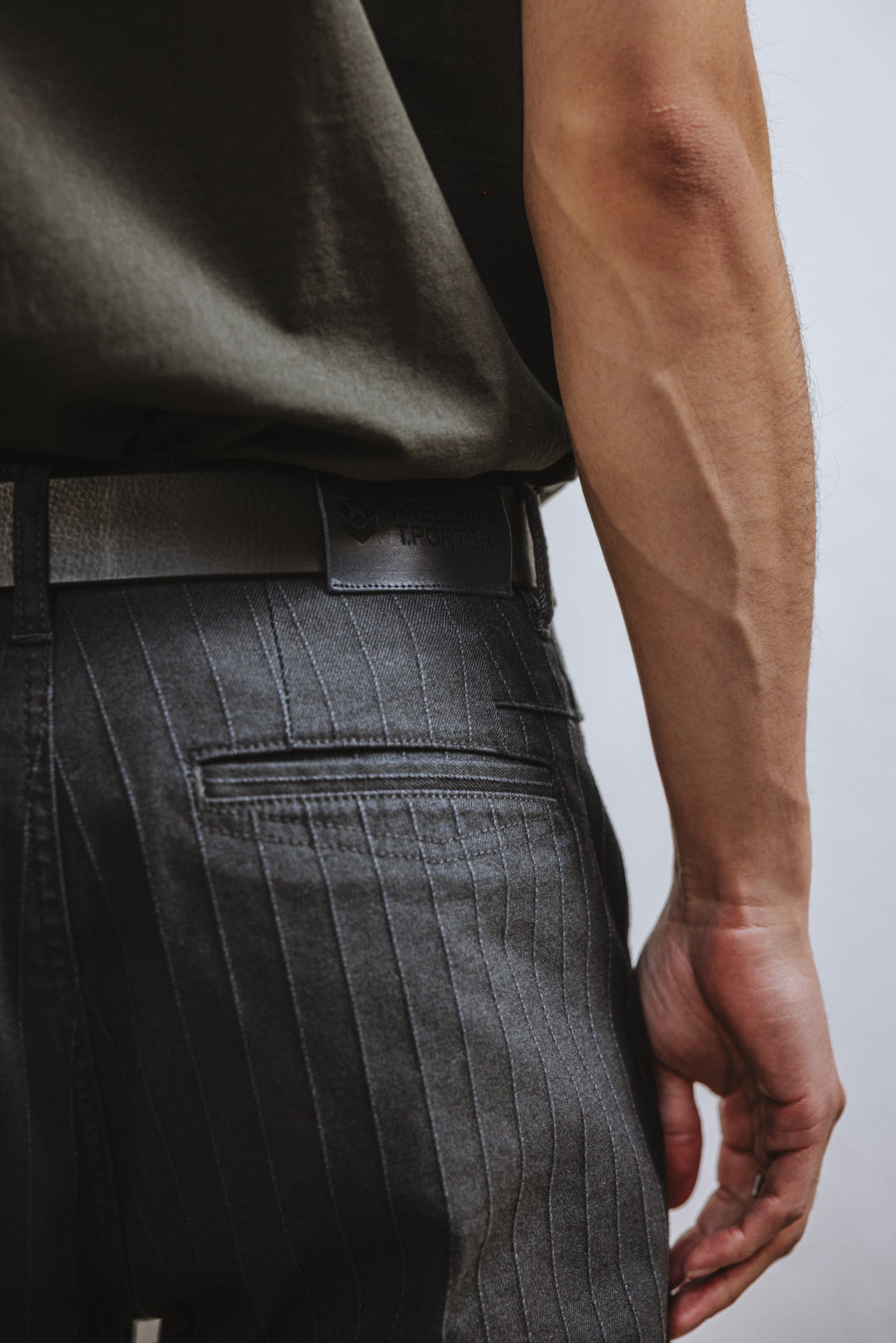 

Pantalon chino Homme Bruce Abyss peacoat | Freeman T. Porter