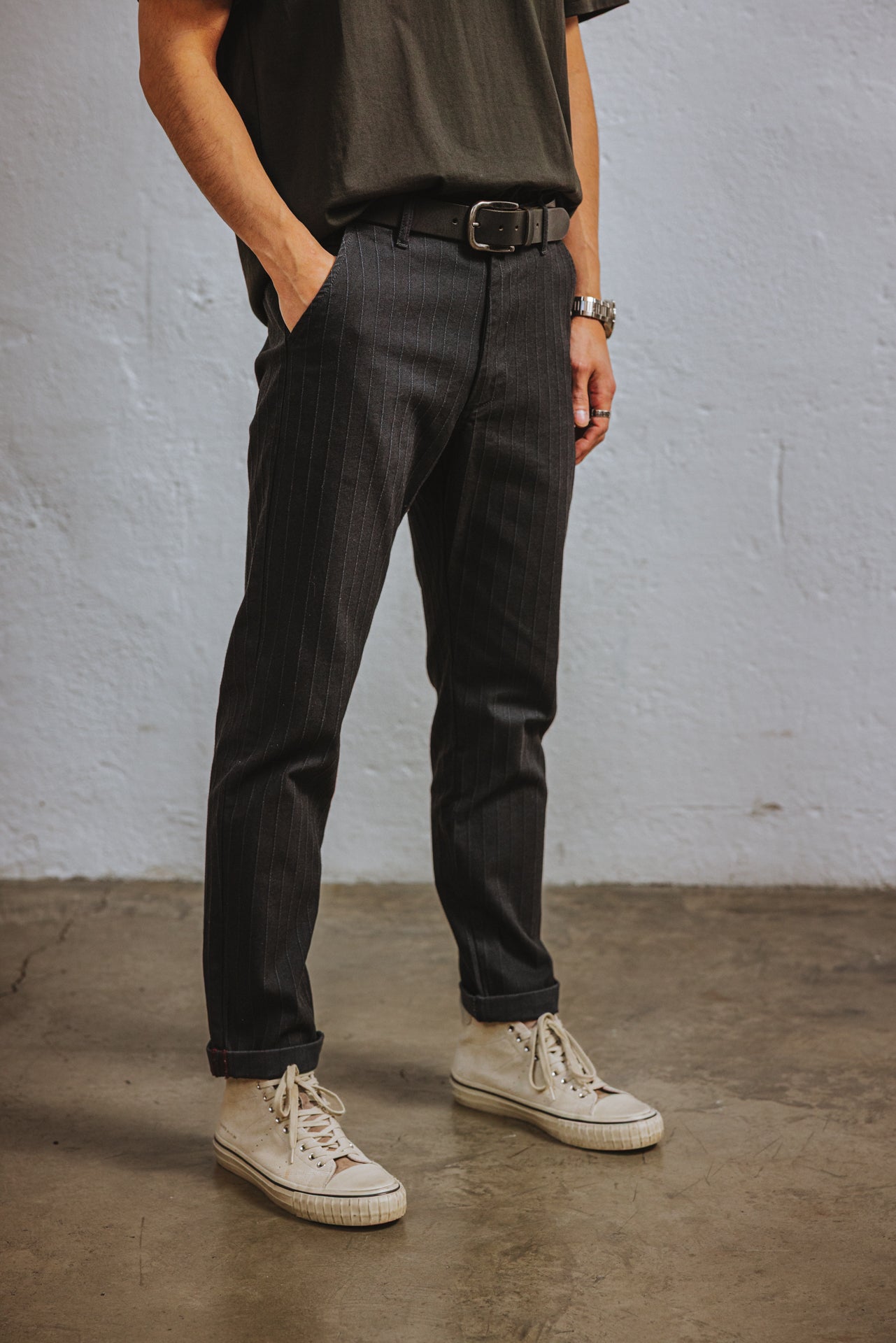 

Pantalon chino Homme Bruce Abyss peacoat | Freeman T. Porter