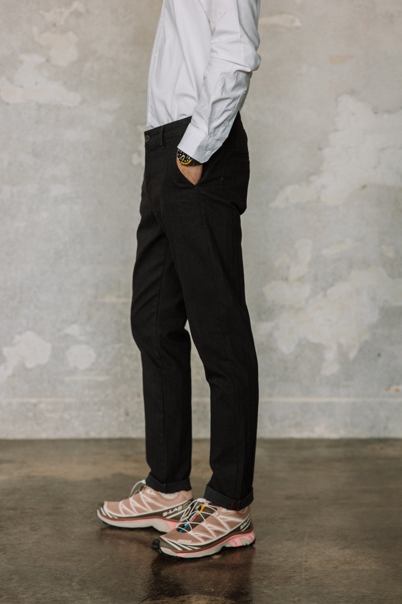 

Pantalon chino Homme Bruce Abyss peacoat | Freeman T. Porter