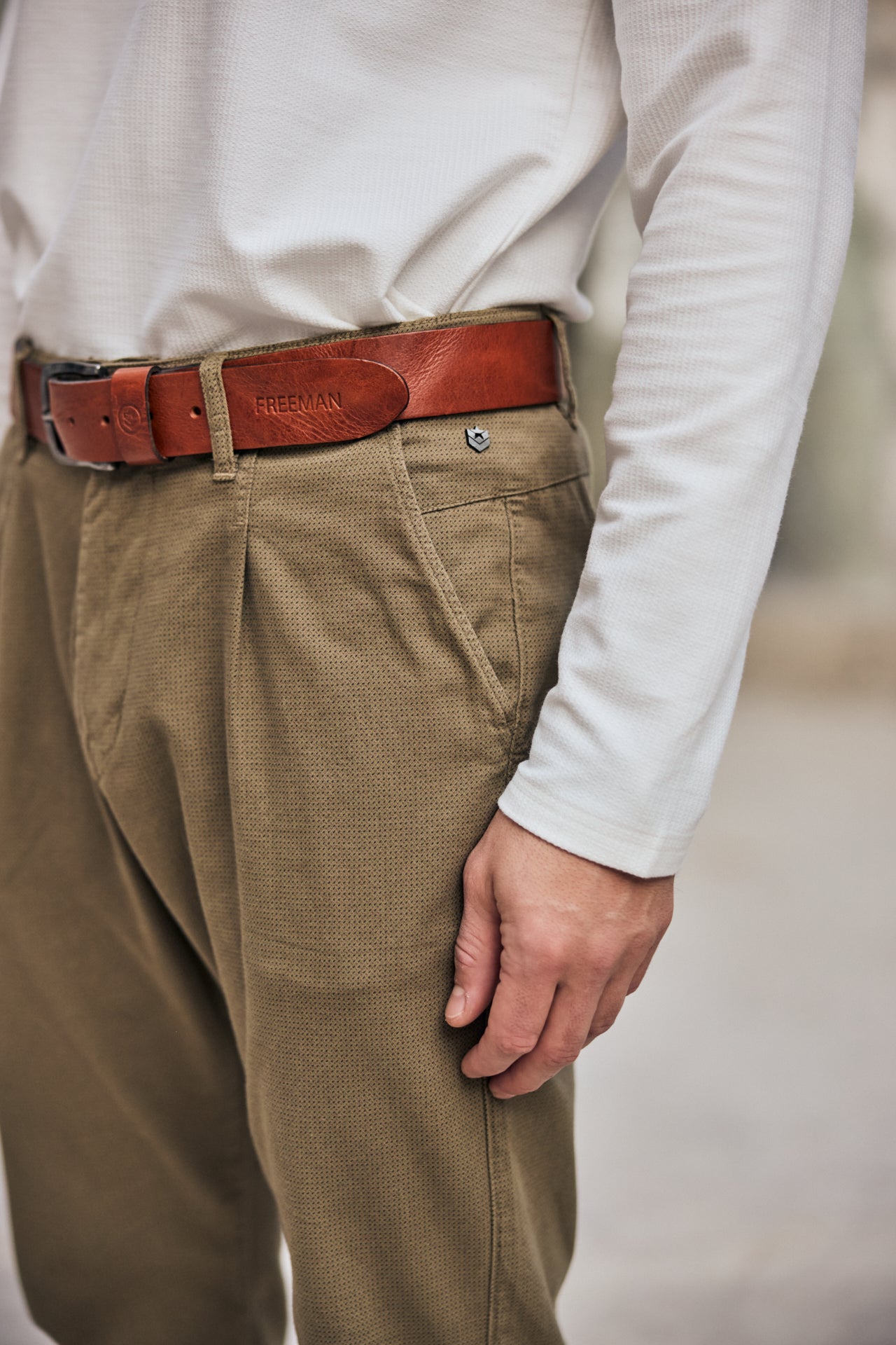 

Chino pants Men Bruce Aras dusky green | Freeman T. Porter