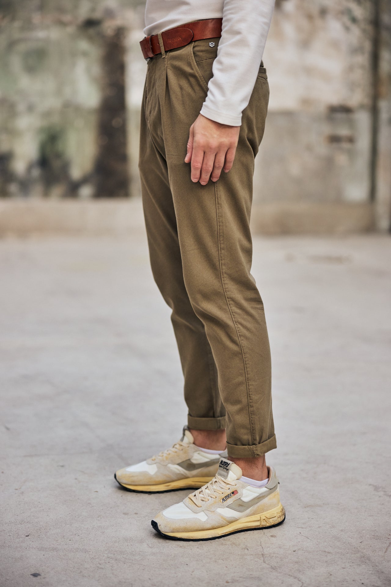 

Chino pants Men Bruce Aras dusky green | Freeman T. Porter