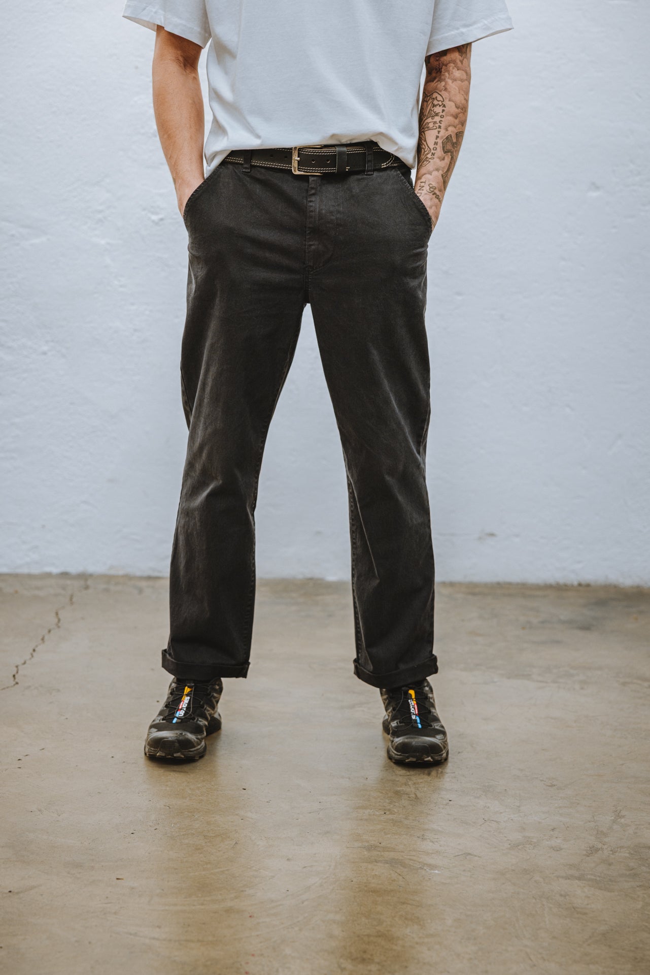 

Pantalon chino Homme Bruce Mazaro black | Freeman T. Porter