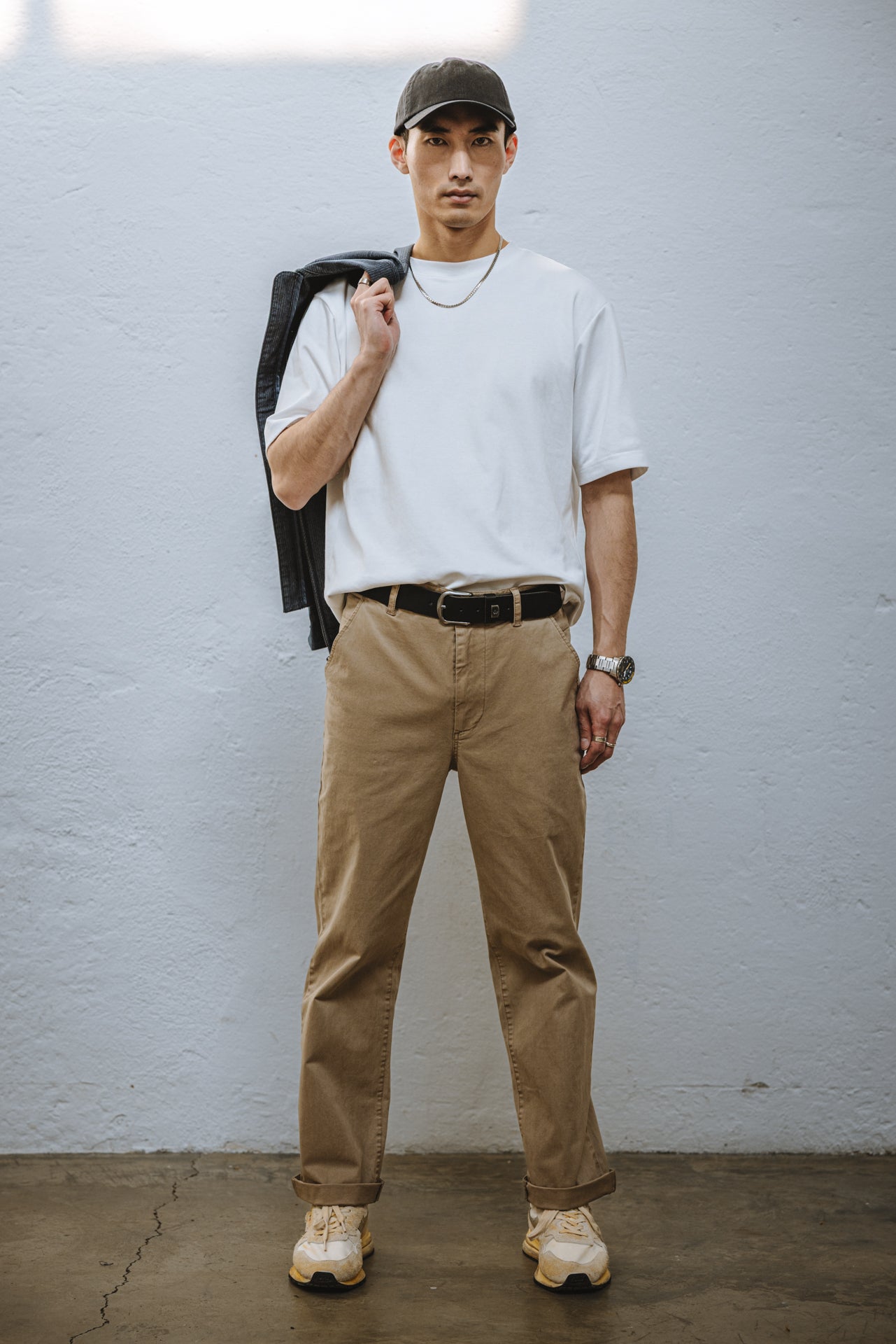

Pantalon chino Homme Bruce Mazaro sand | Freeman T. Porter