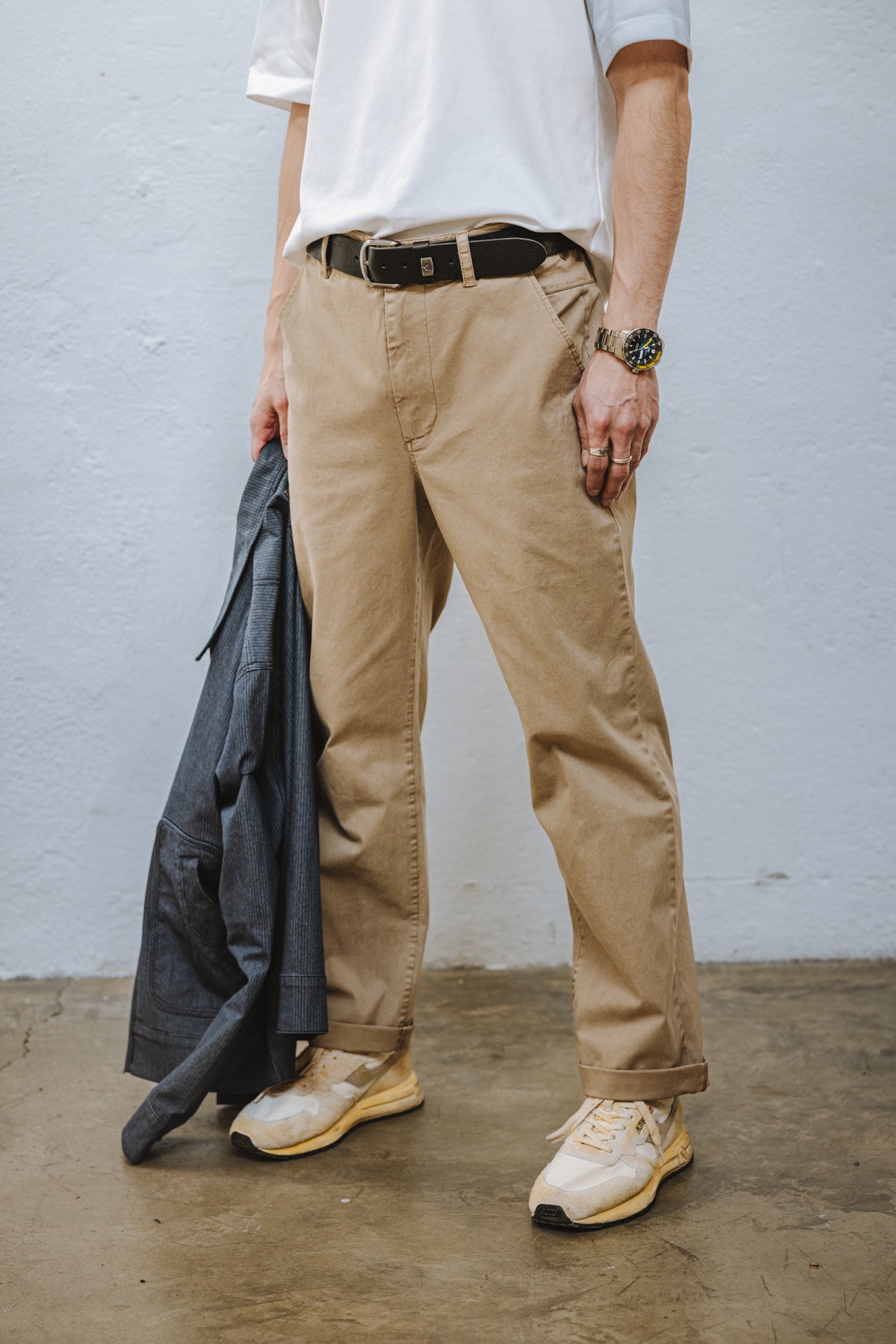 

Pantalon chino Homme Bruce Mazaro sand | Freeman T. Porter