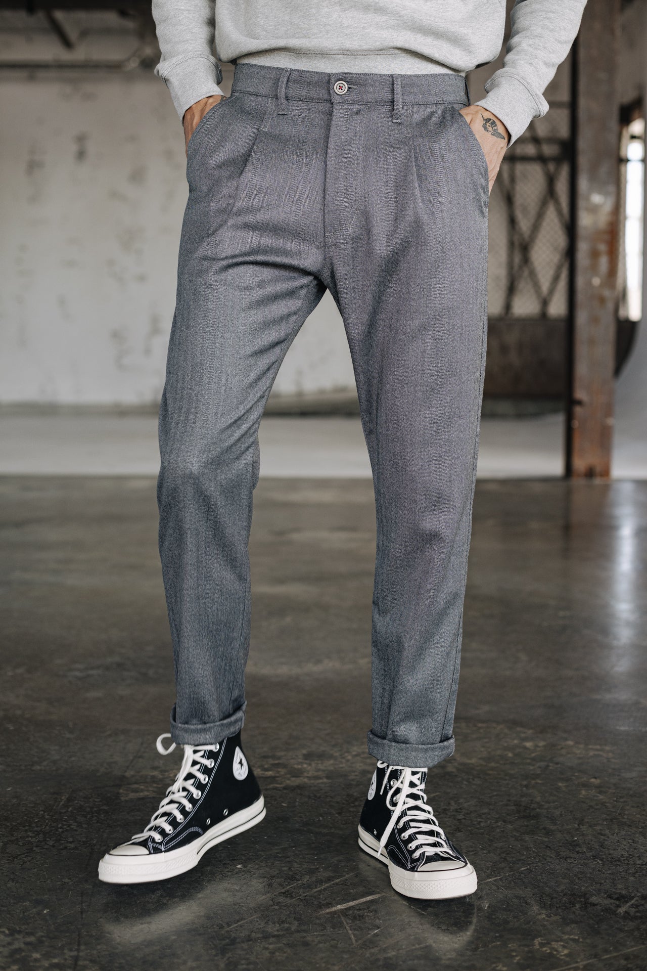 

Chino pants Men Bruce Call steel gray | Freeman T. Porter