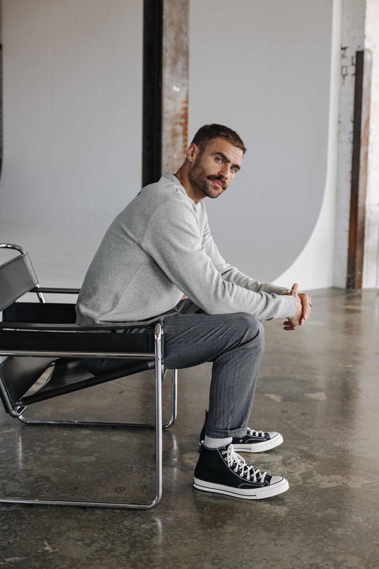 

Chino pants Men Bruce Call steel gray | Freeman T. Porter