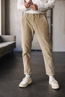 

Pantalon chino Homme Bruce Fitil abbey stone | Freeman T. Porter