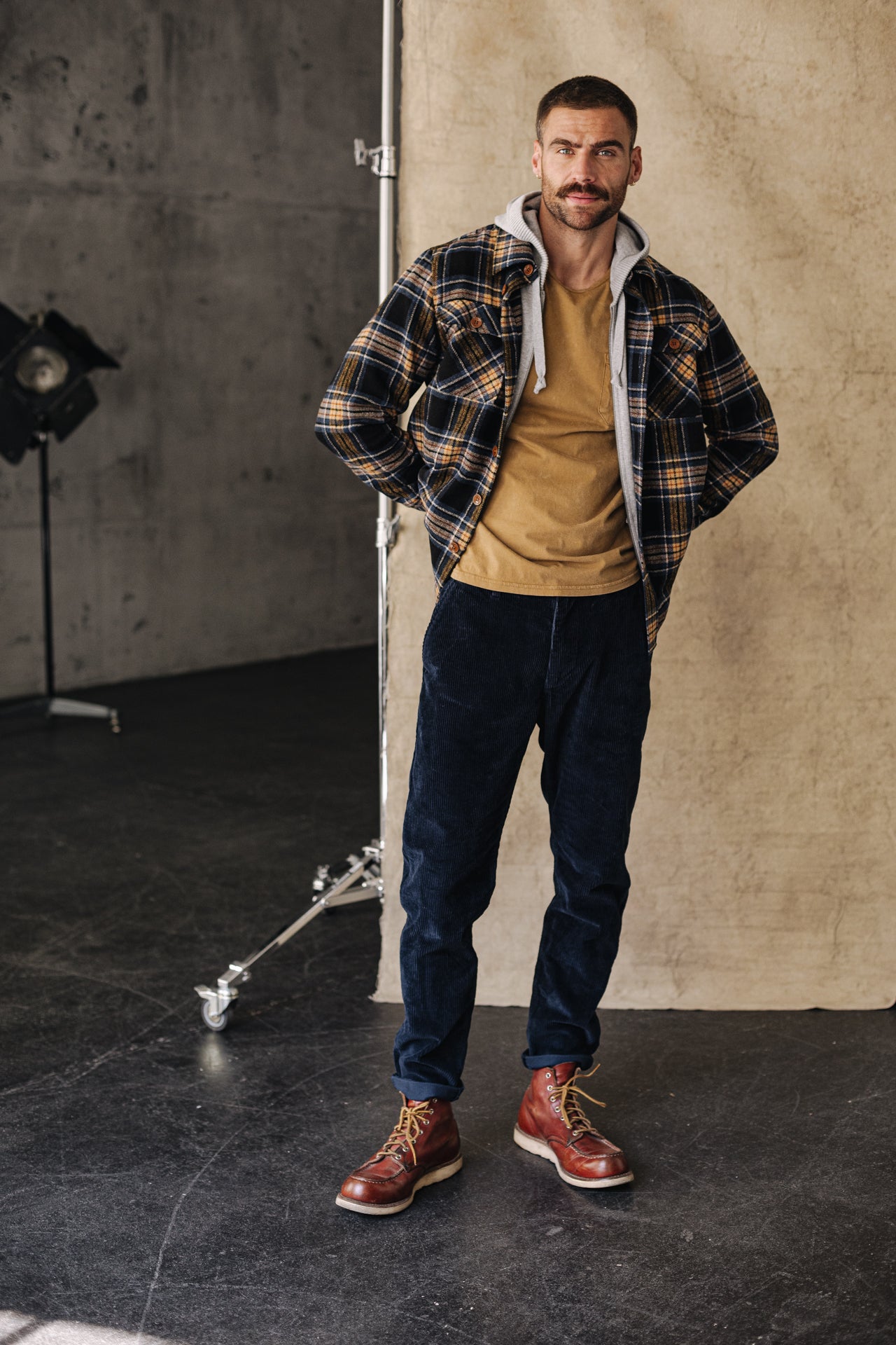 

Pantalon chino Unisex Bruce Fitil navy | Freeman T. Porter