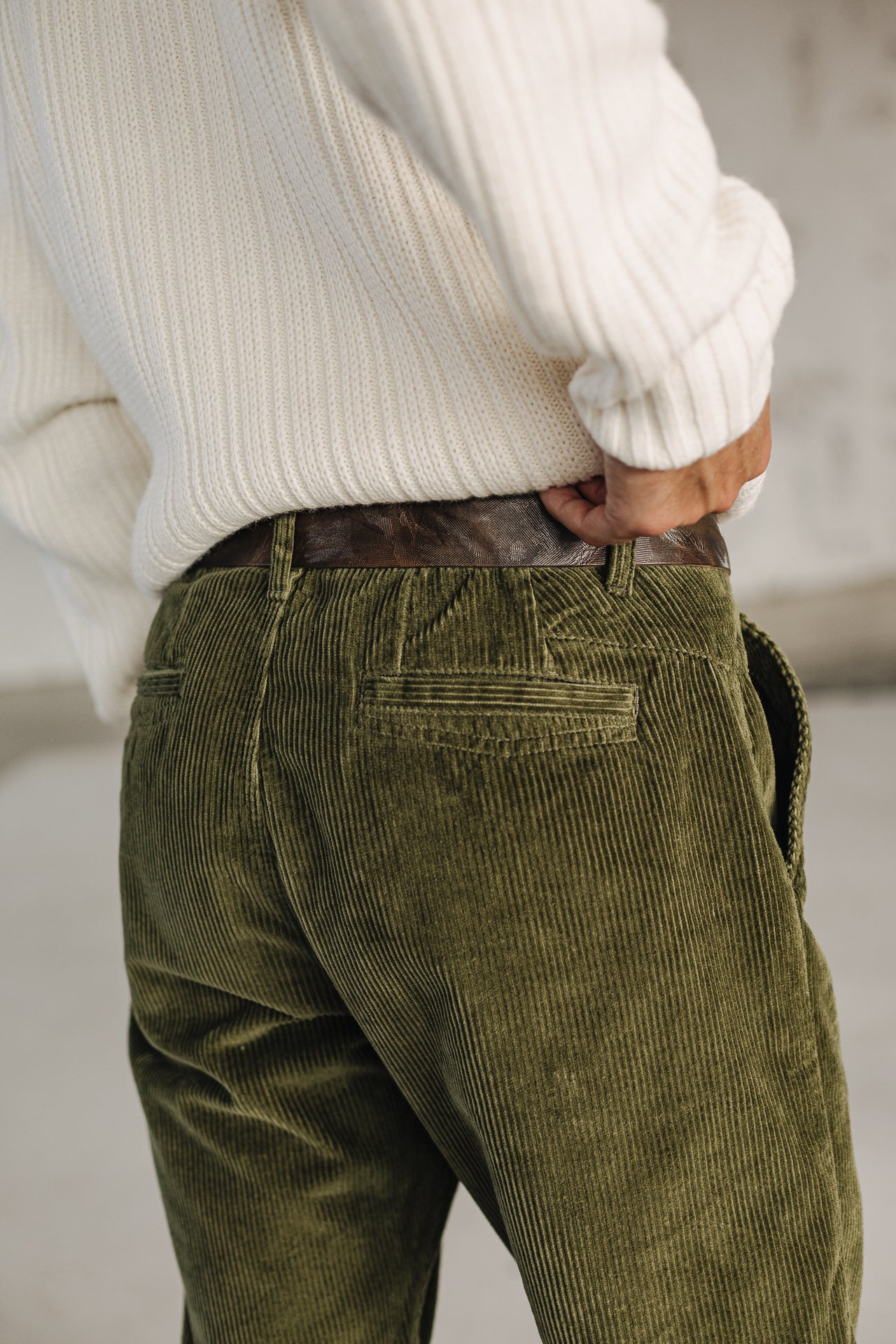 

Pantalón chino Hombre Bruce Fitil deep lichen green | Freeman T. Porter