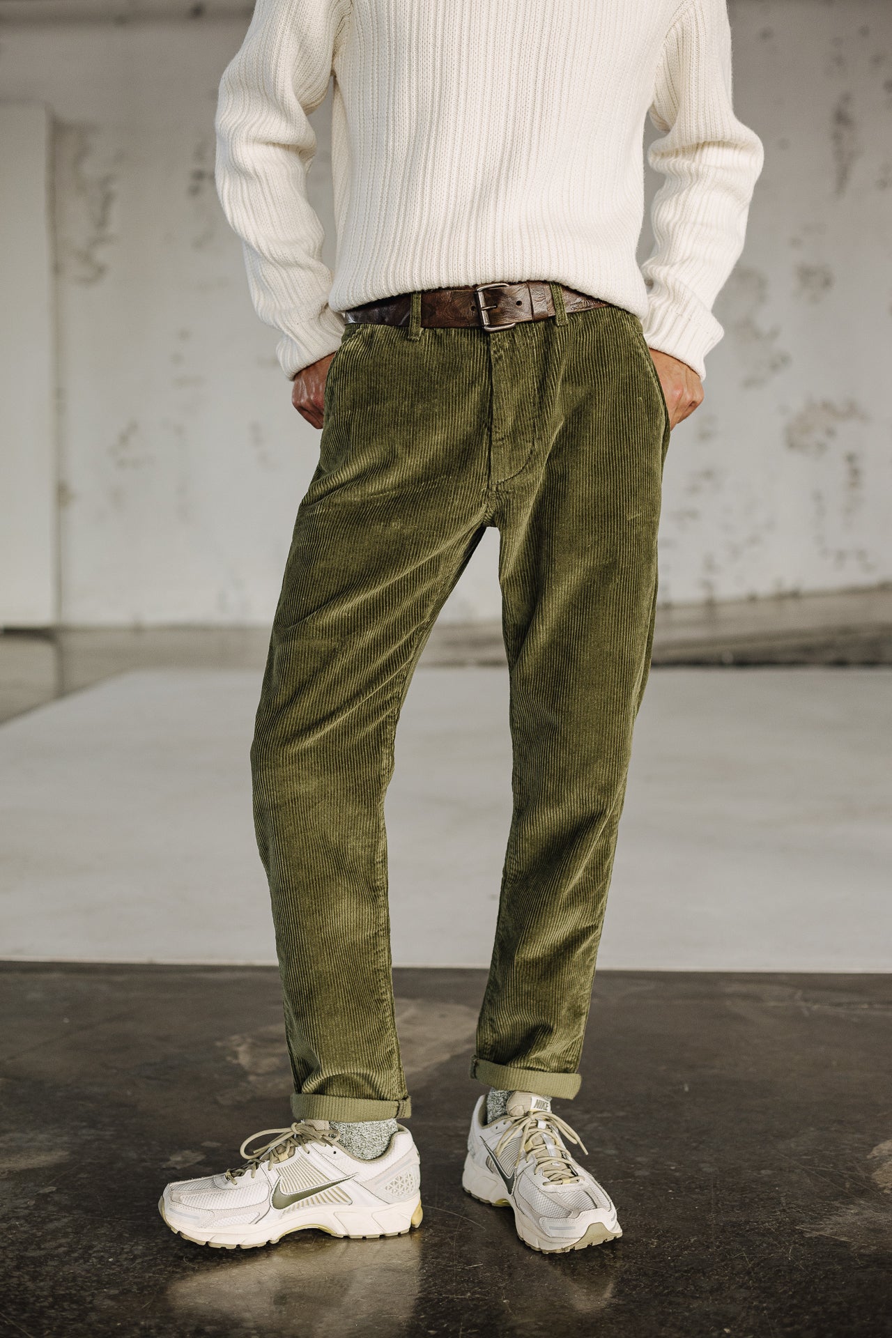 

Pantalón chino Hombre Bruce Fitil deep lichen green | Freeman T. Porter
