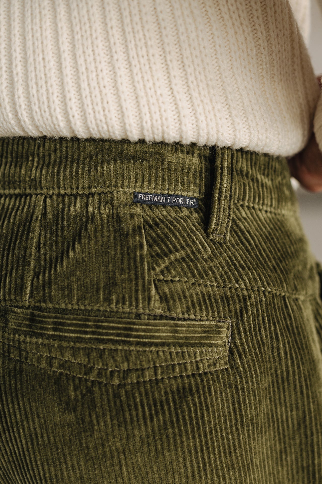 

Pantalón chino Hombre Bruce Fitil deep lichen green | Freeman T. Porter