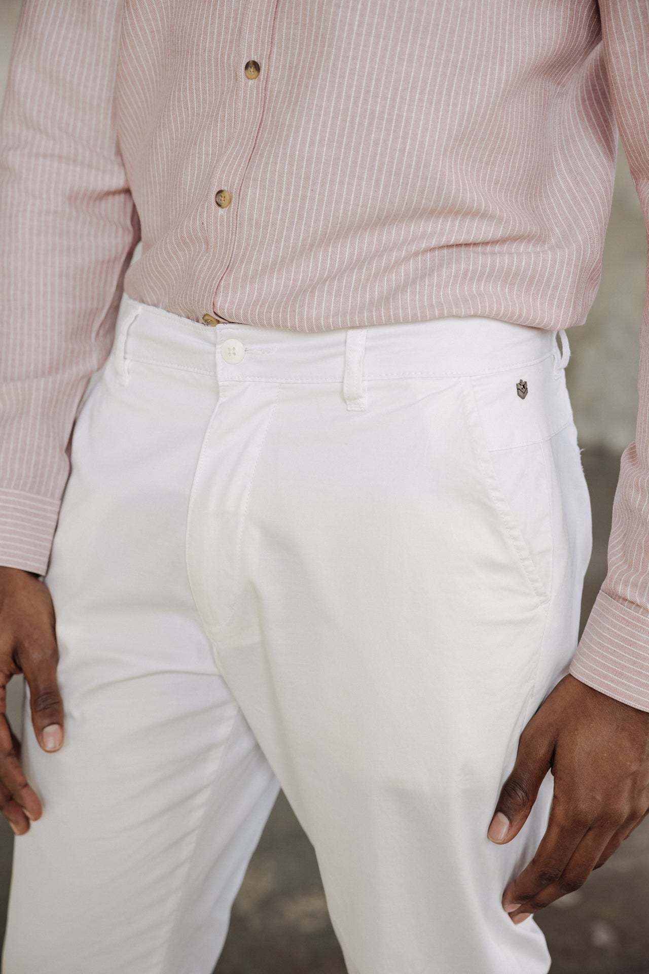 

Chino pants Men Bruce Spike bright white | Freeman T. Porter