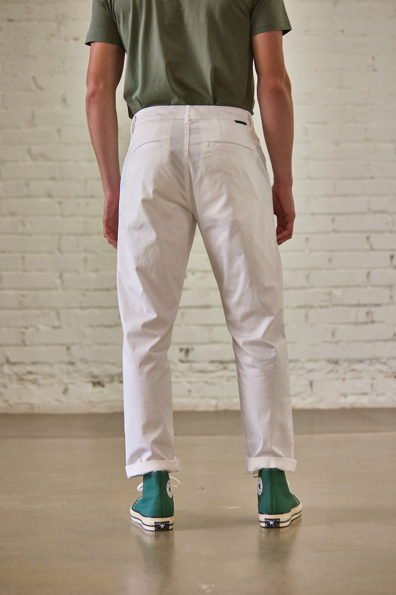 

Pantalon chino Homme Bruce Spike bright white | Freeman T. Porter