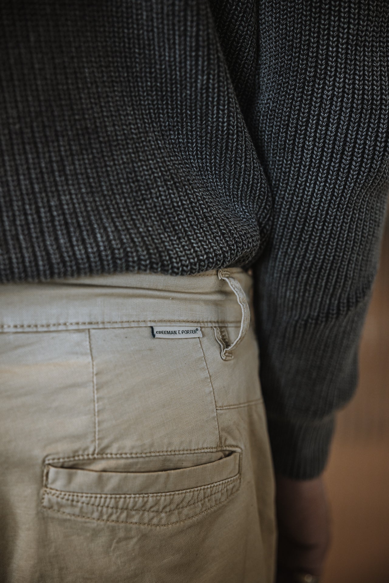 

Pantalon chino Homme Bruce Spike overcast | Freeman T. Porter