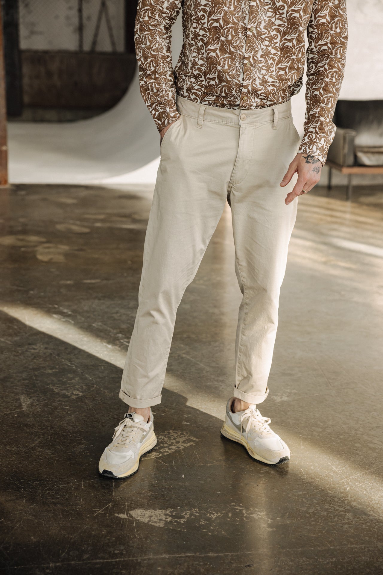 

Chino pants Men Bruce Spike overcast | Freeman T. Porter