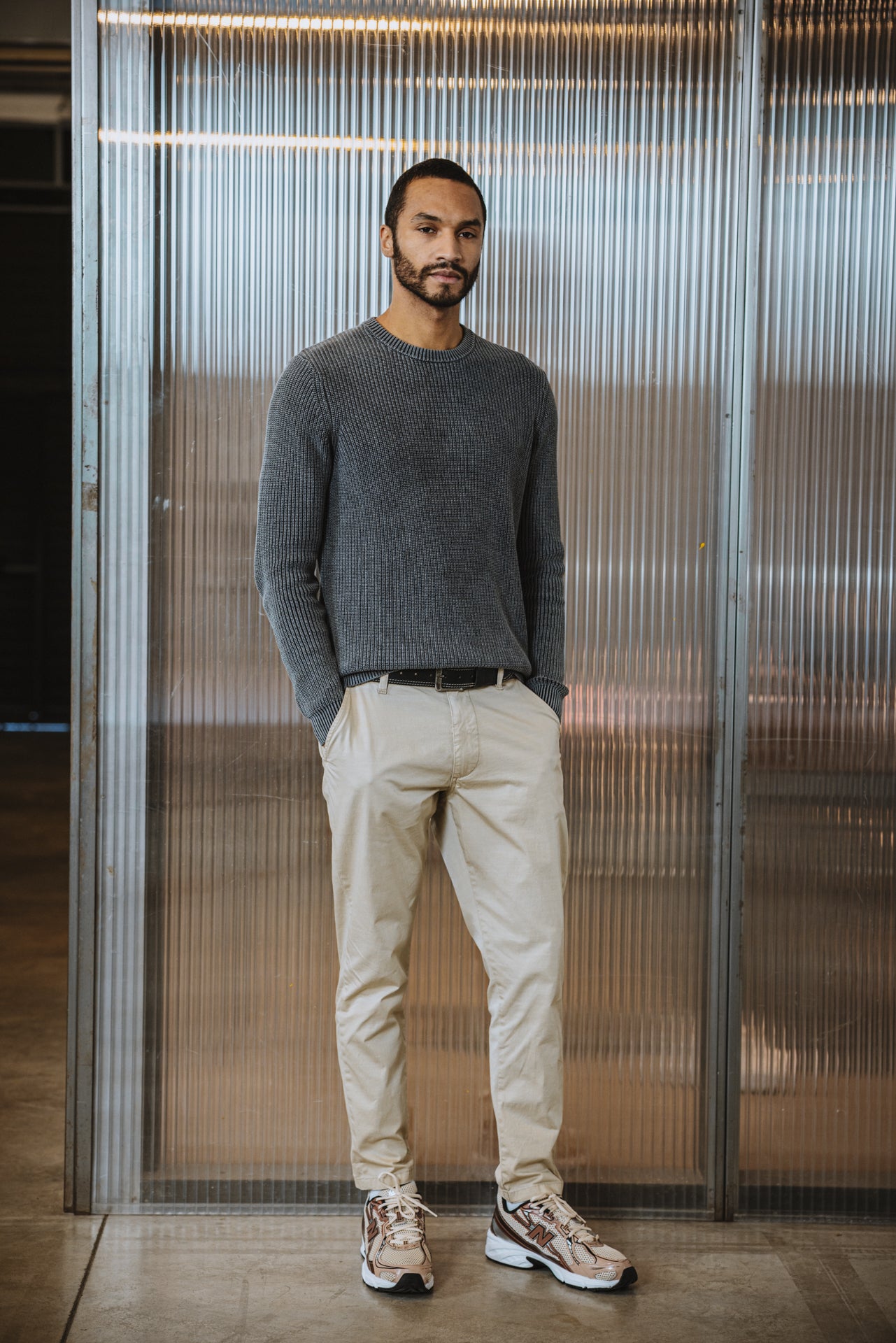 

Pantalon chino Homme Bruce Spike overcast | Freeman T. Porter