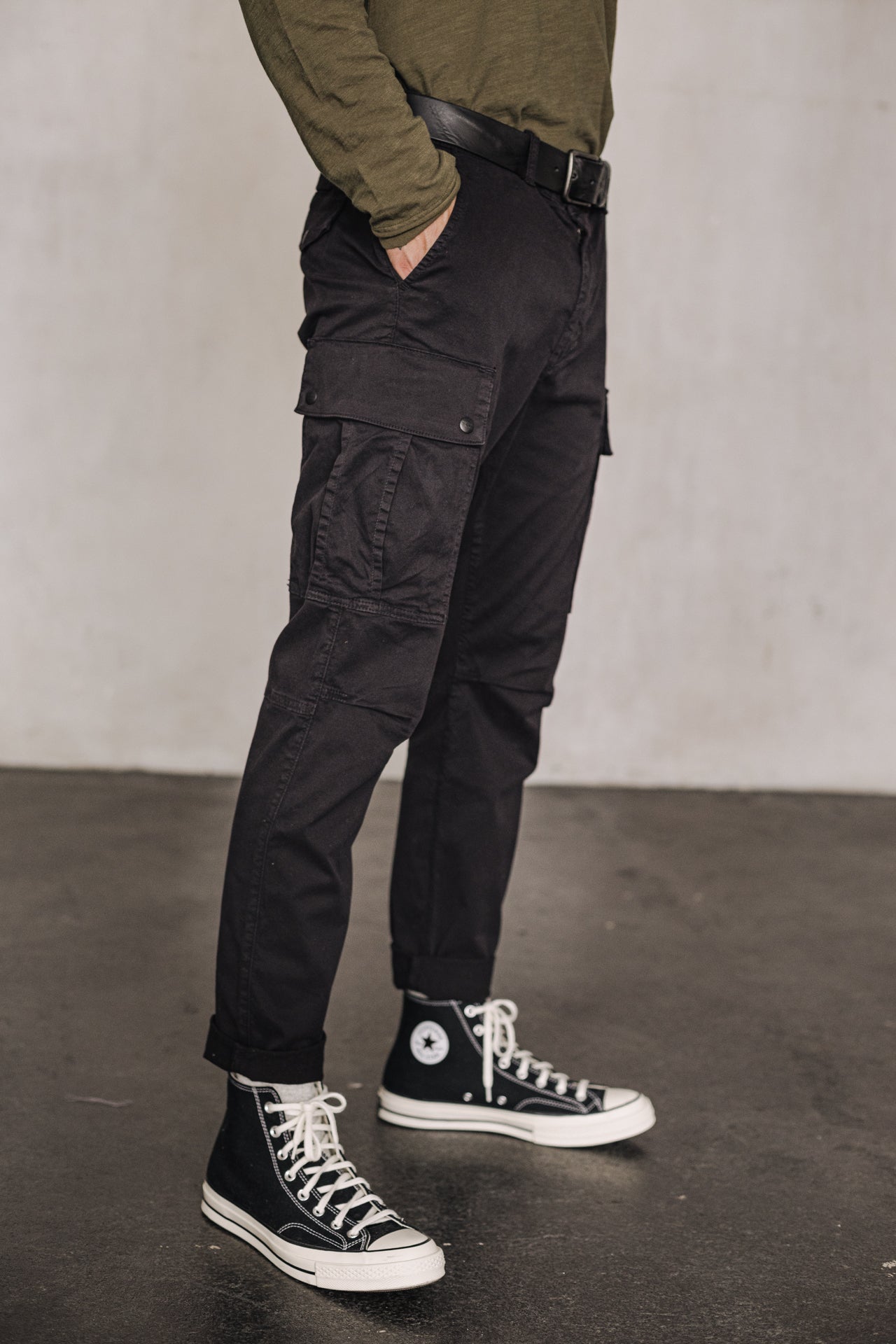 

Cropped trousers Men Hugo Blunt black | Freeman T. Porter