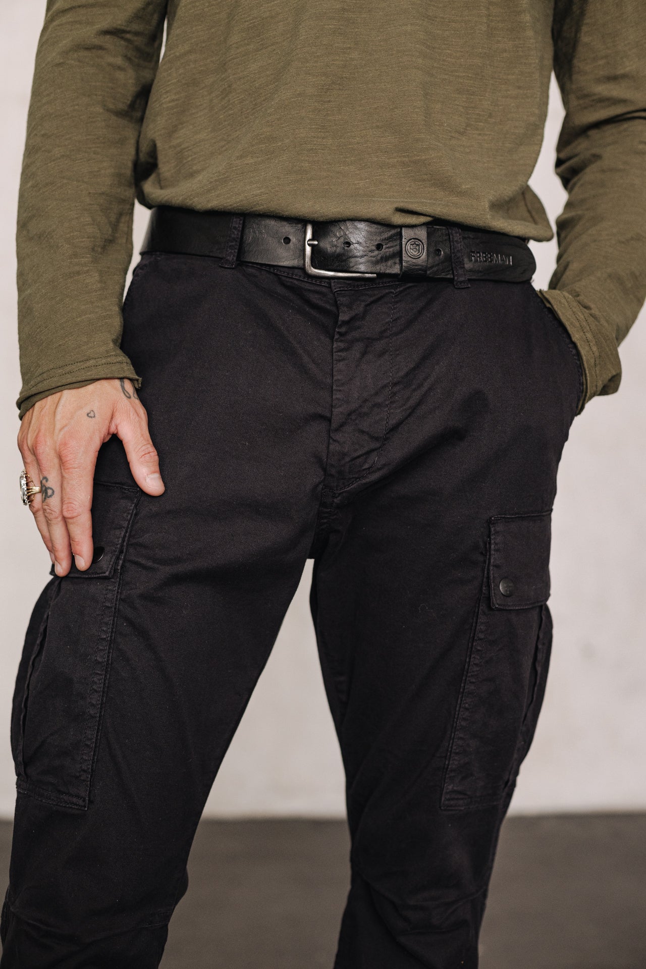 

Cropped trousers Men Hugo Blunt black | Freeman T. Porter