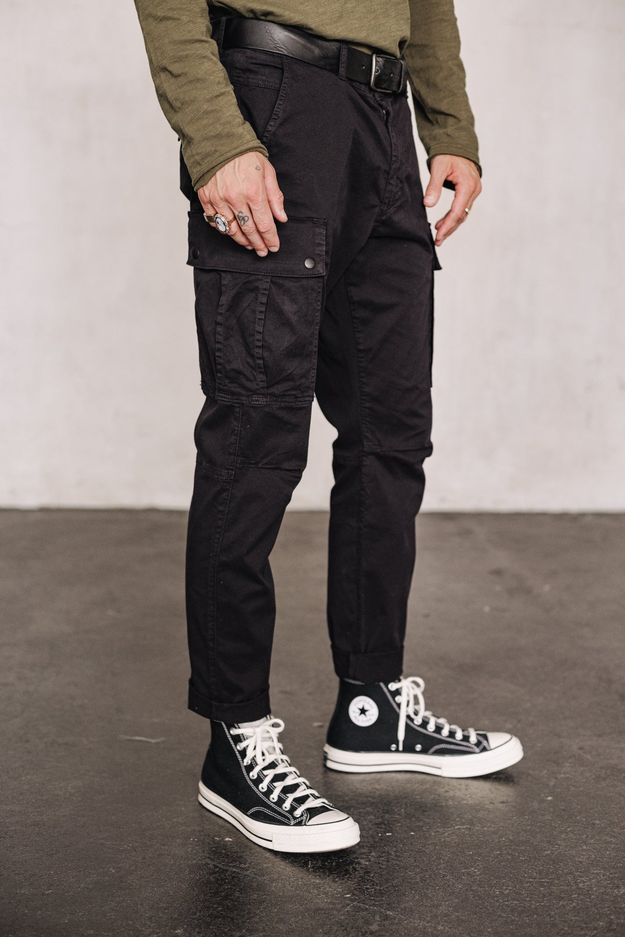 

Cropped trousers Men Hugo Blunt black | Freeman T. Porter
