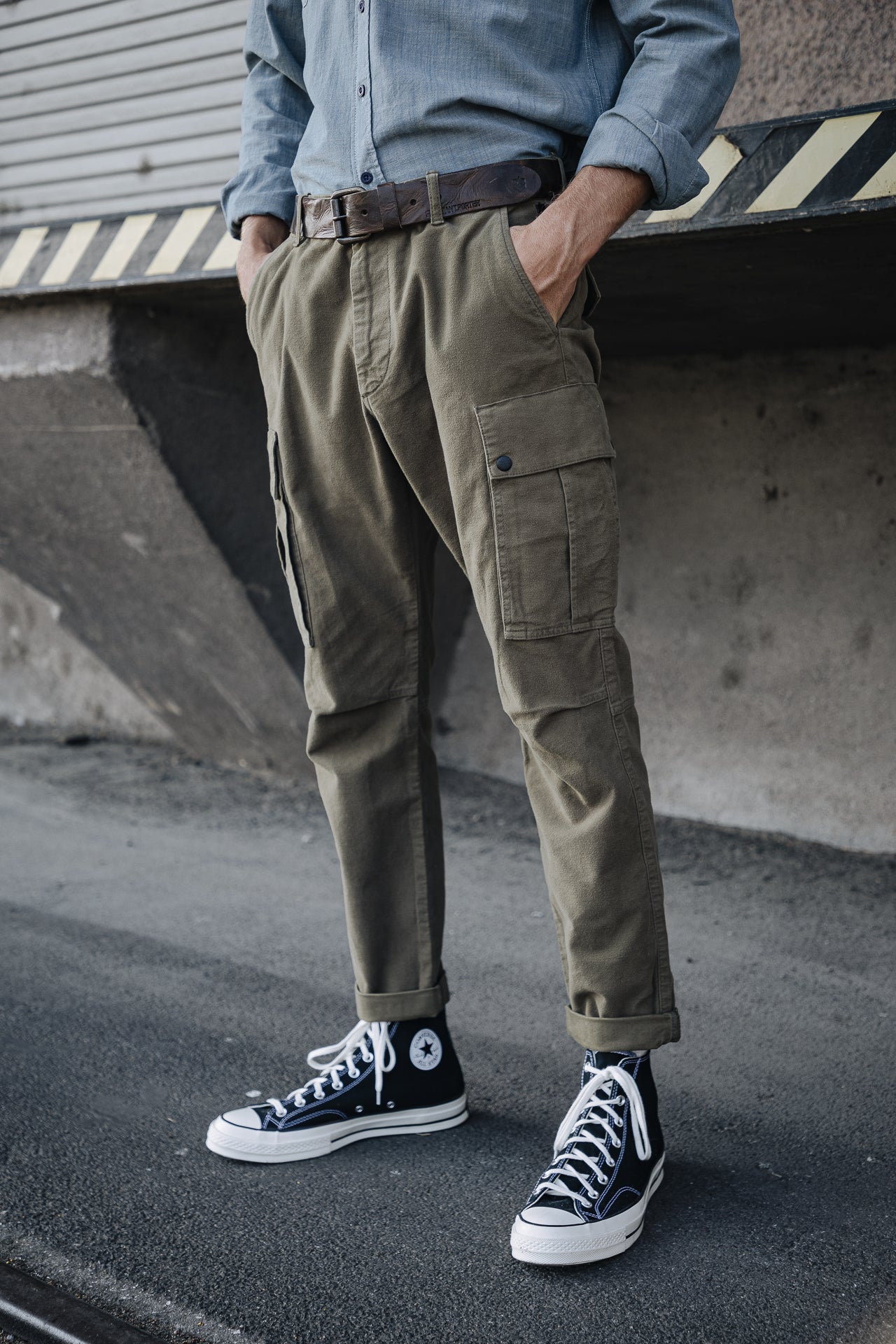 

Pantalón cargo Unisex Hugo Casual olive night | Freeman T. Porter