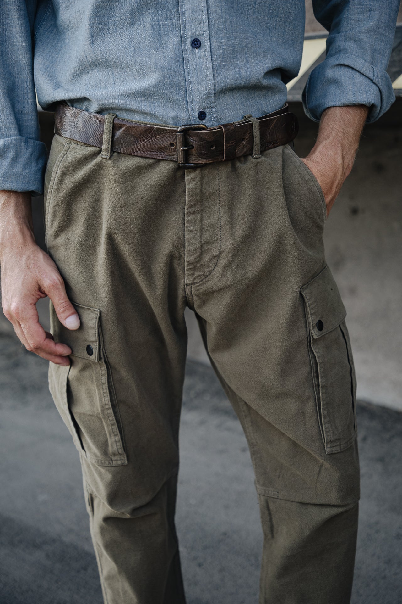 

Pantalón cargo Unisex Hugo Casual olive night | Freeman T. Porter